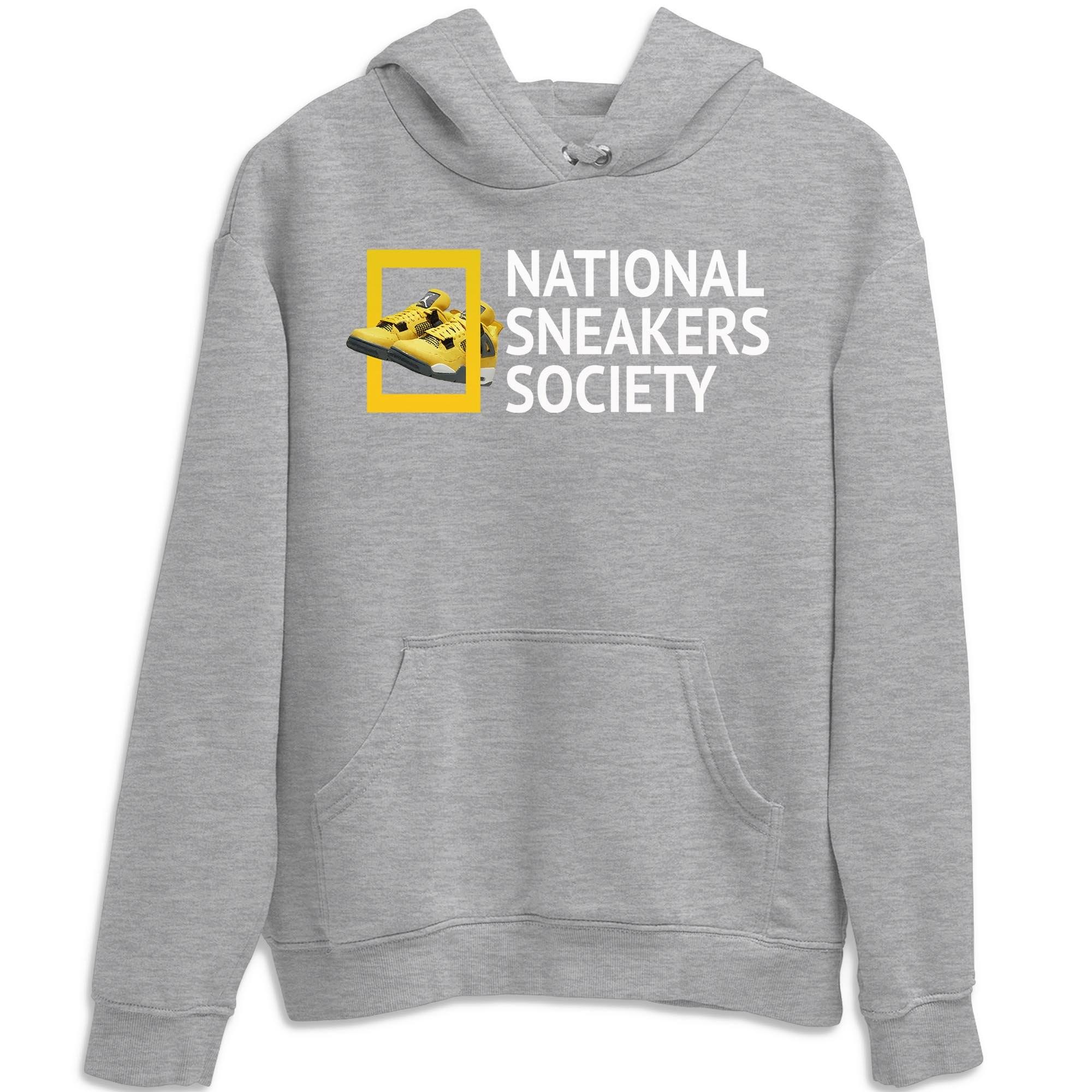 Jordan 4 Lightning Shirt To Match Jordans National Sneakers Sneaker Tees Jordan 4 Lightning Drip Gear Zone Sneaker Matching Clothing Unisex Shirts