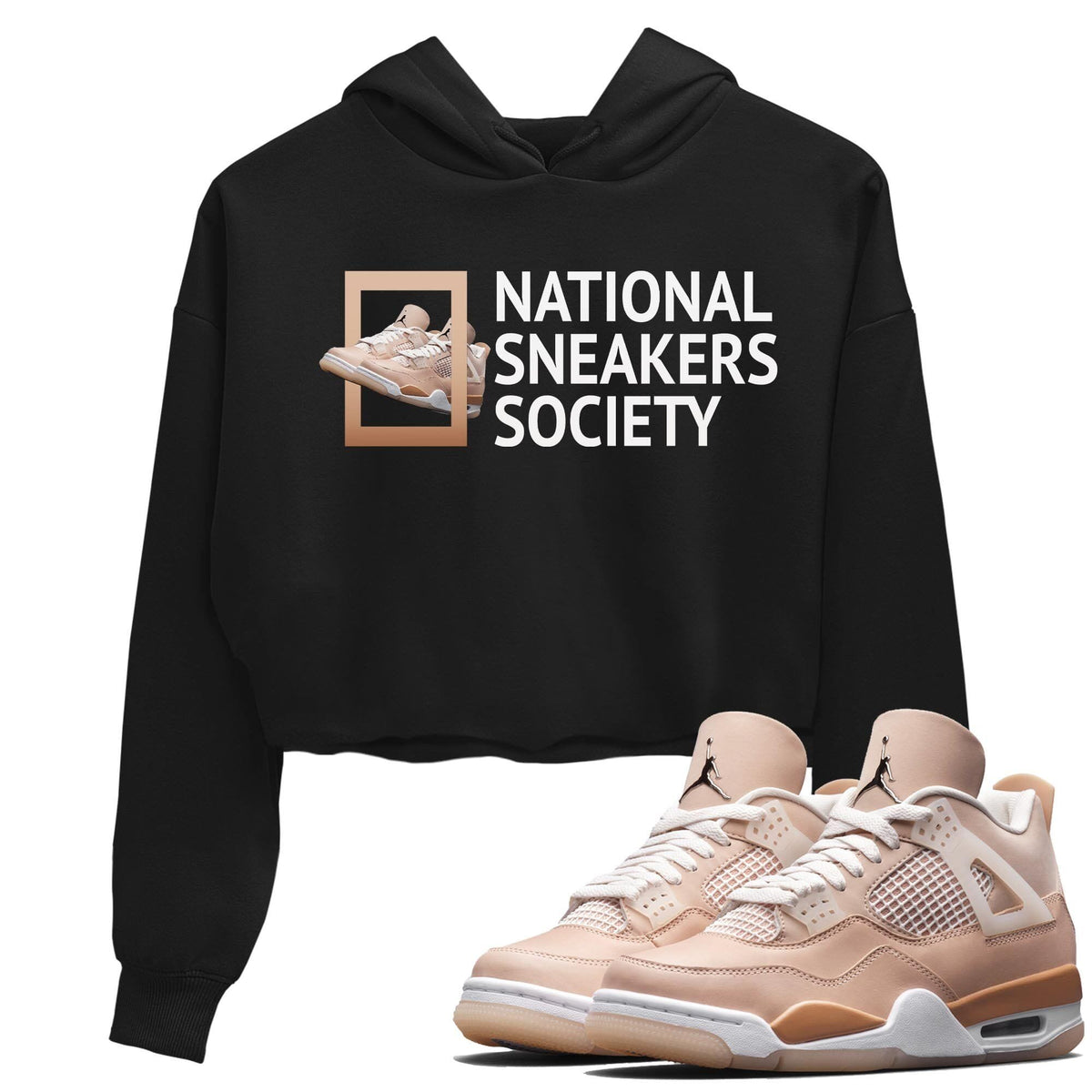 Jordan 4 Shimmer Sneaker Matching T-Shirt National Sneakers Sneaker Tees Jordan 4 Shimmer Sneaker Release Tees Women's Shirts