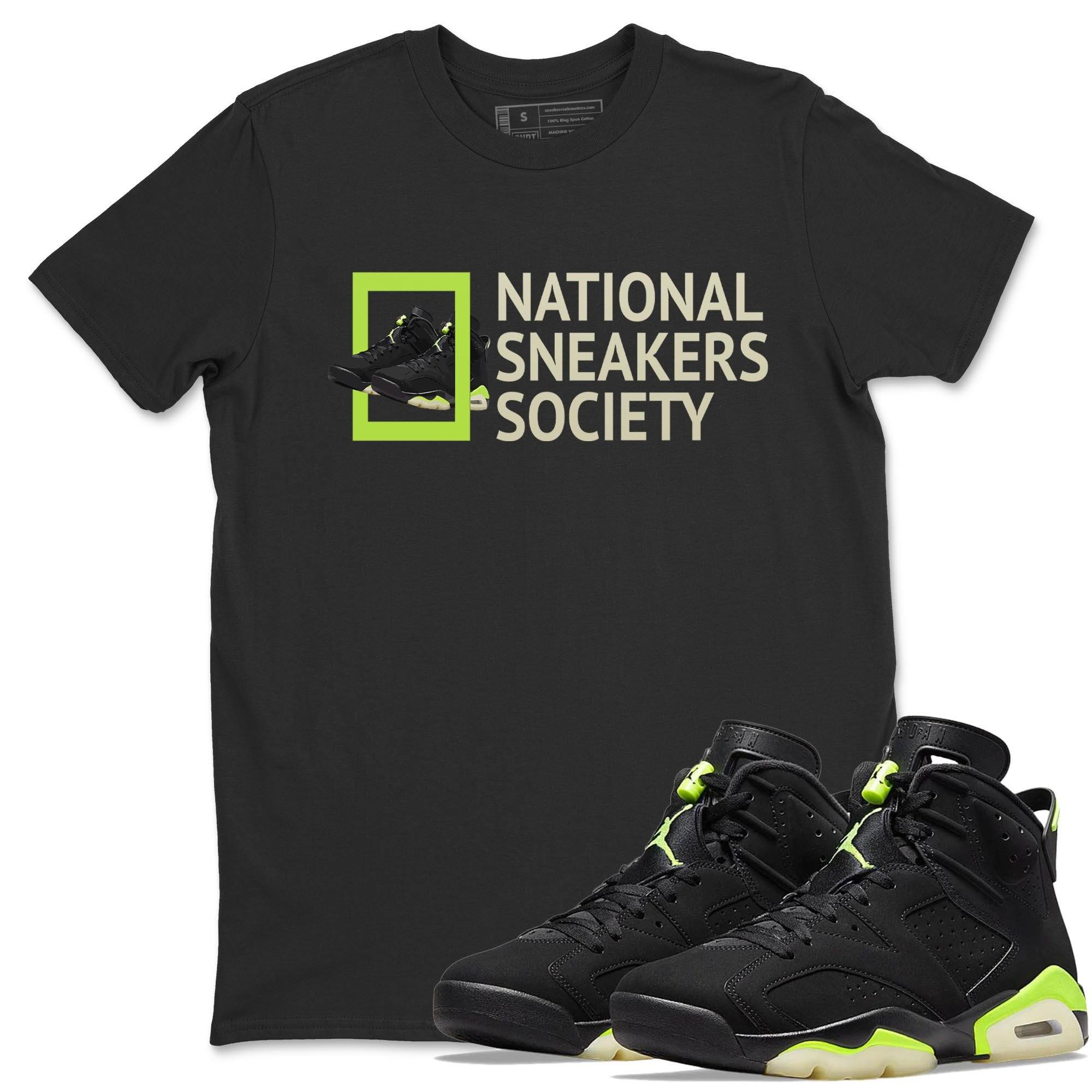 Jordan 6 Electric Green Shirt To Match Jordans National Sneakers Sneaker Tees Jordan 6 Electric Green Drip Gear Zone Sneaker Matching Clothing Unisex Shirts