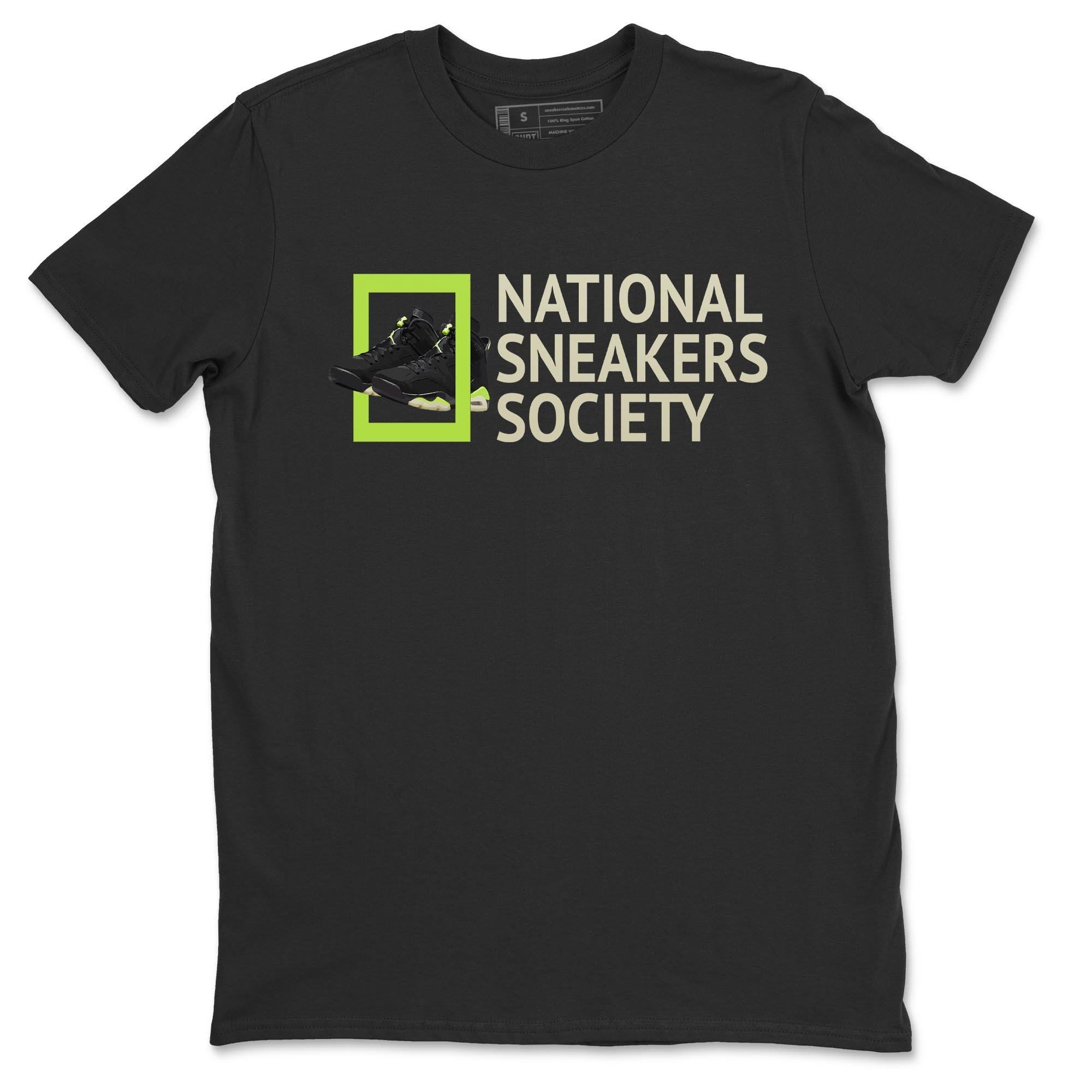 Jordan 6 Electric Green Shirt To Match Jordans National Sneakers Sneaker Tees Jordan 6 Electric Green Drip Gear Zone Sneaker Matching Clothing Unisex Shirts