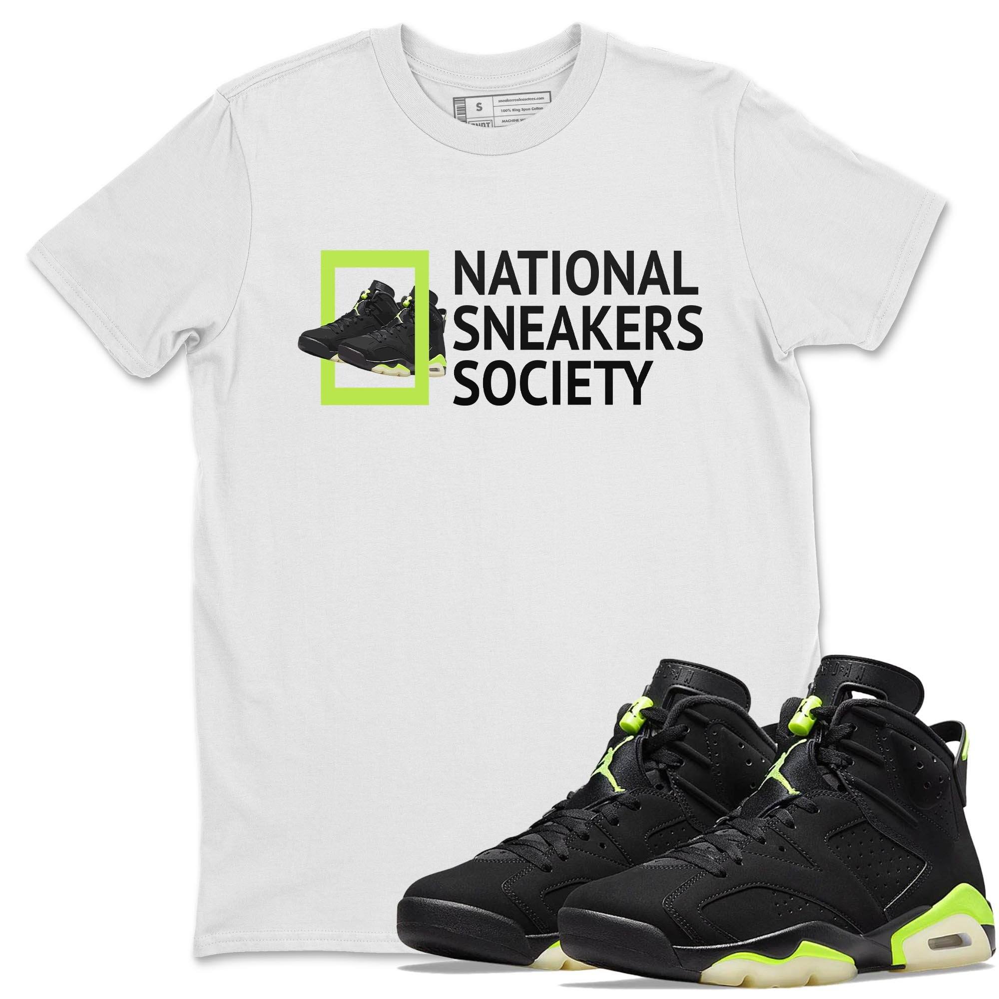 Jordan 6 Electric Green Shirt To Match Jordans National Sneakers Sneaker Tees Jordan 6 Electric Green Drip Gear Zone Sneaker Matching Clothing Unisex Shirts
