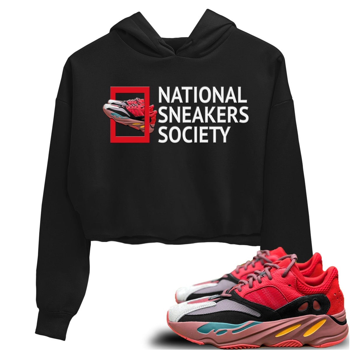 Yeezy 700 Hi-Res Red Shirt To Match Jordans National Sneakers Sneaker Tees Yeezy 700 Hi-Res Red Drip Gear Zone Sneaker Matching Clothing Women's Shirts