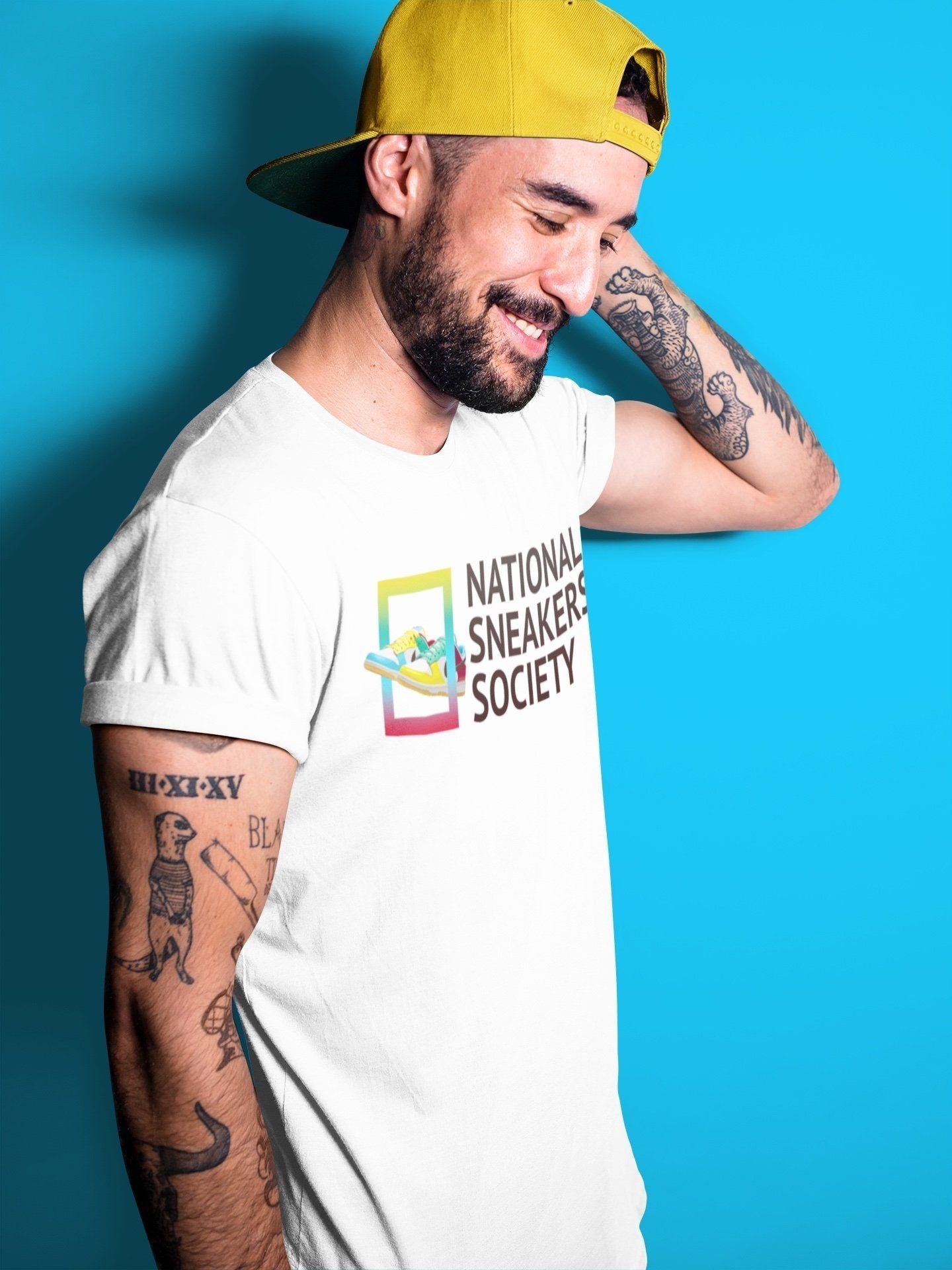 Dunk Free 99 White Sneaker Match Tees National Sneakers Sneaker Tees Dunk Free 99 White Jordan to match sneaker T-Shirt Crew Neck Shirts