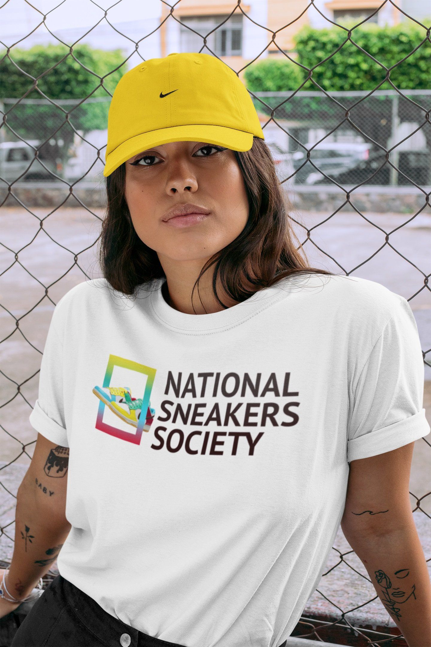 Dunk Free 99 White Sneaker Match Tees National Sneakers Sneaker Tees Dunk Free 99 White Jordan to match sneaker T-Shirt Crew Neck Shirts