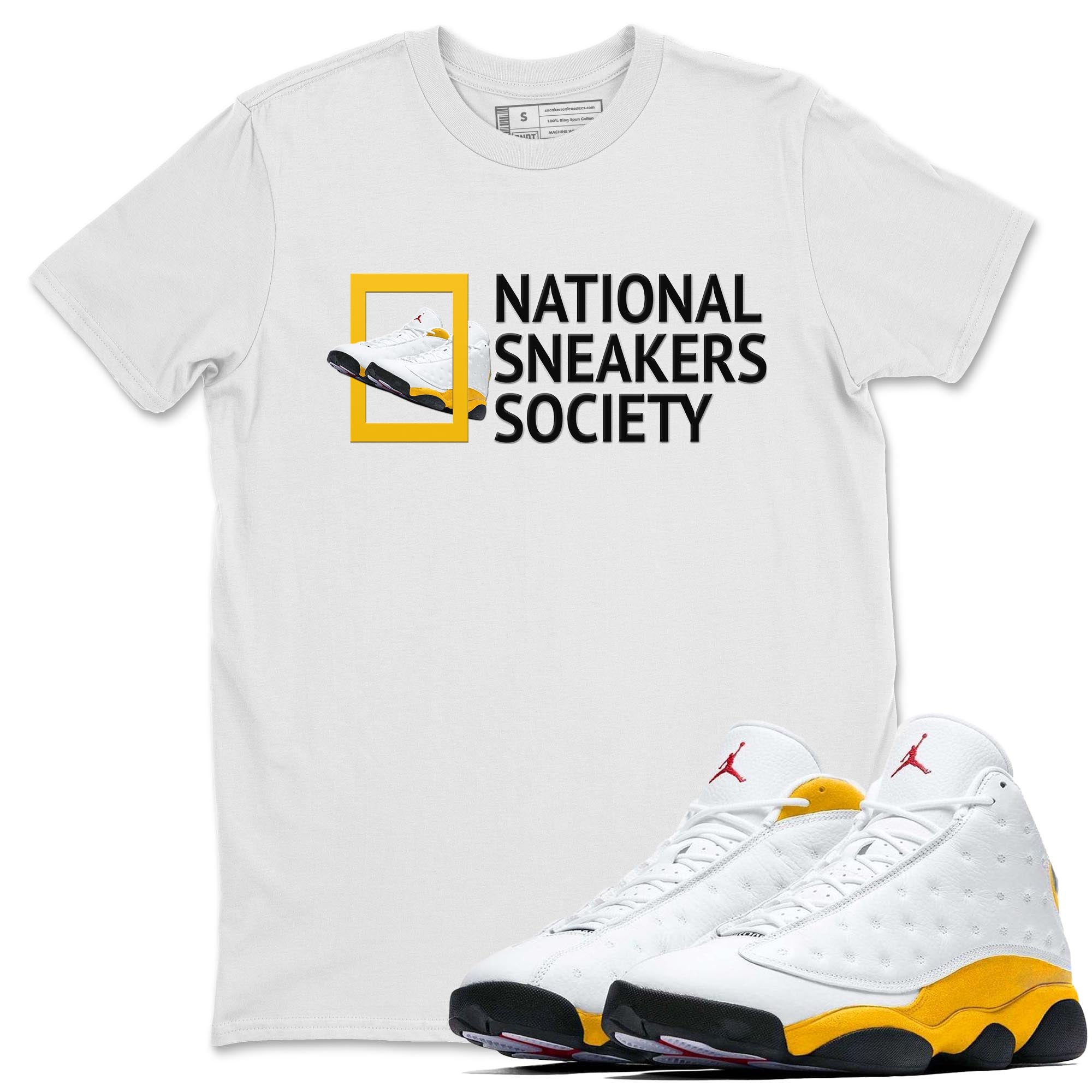 Jordan 13 Del Sol Shirt To Match Jordans National Sneakers Sneaker Tees Jordan 13 Del Sol Drip Gear Zone Sneaker Matching Clothing Unisex Shirts