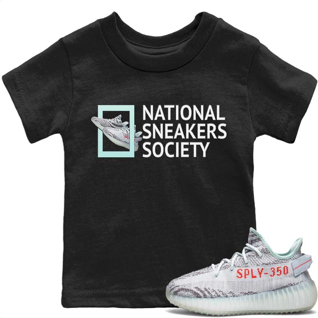 Yeezy 350 Blue Tint Shirt To Match Jordans National Sneakers Sneaker Tees Yeezy 350 Blue Tint Drip Gear Zone Sneaker Matching Clothing Kids Shirts