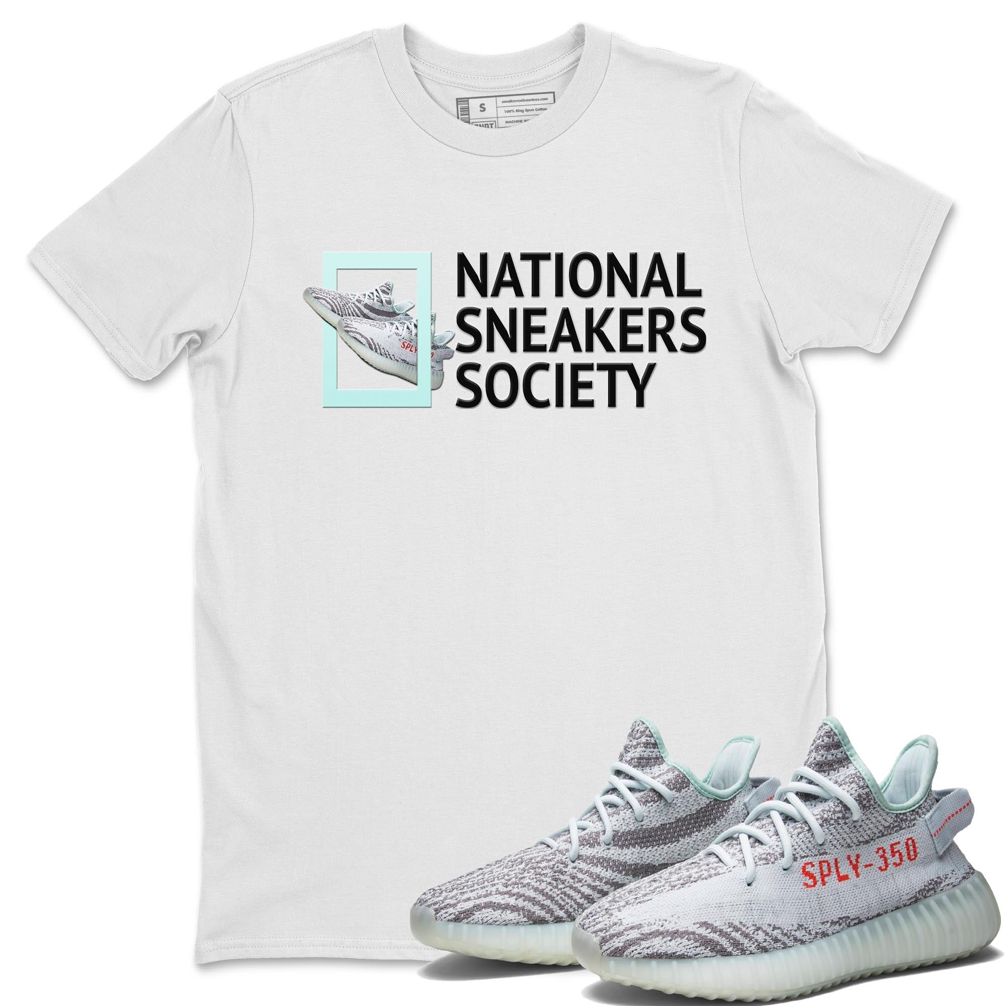 Yeezy 350 Blue Tint Shirt To Match Jordans National Sneakers Sneaker Tees Yeezy 350 Blue Tint Drip Gear Zone Sneaker Matching Clothing Unisex Shirts