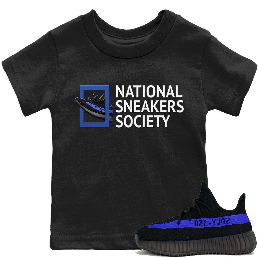 Yeezy 350 Dazzling Blue Shirt To Match Jordans National Sneakers Sneaker Tees Yeezy 350 Dazzling Blue Drip Gear Zone Sneaker Matching Clothing Kids Shirts