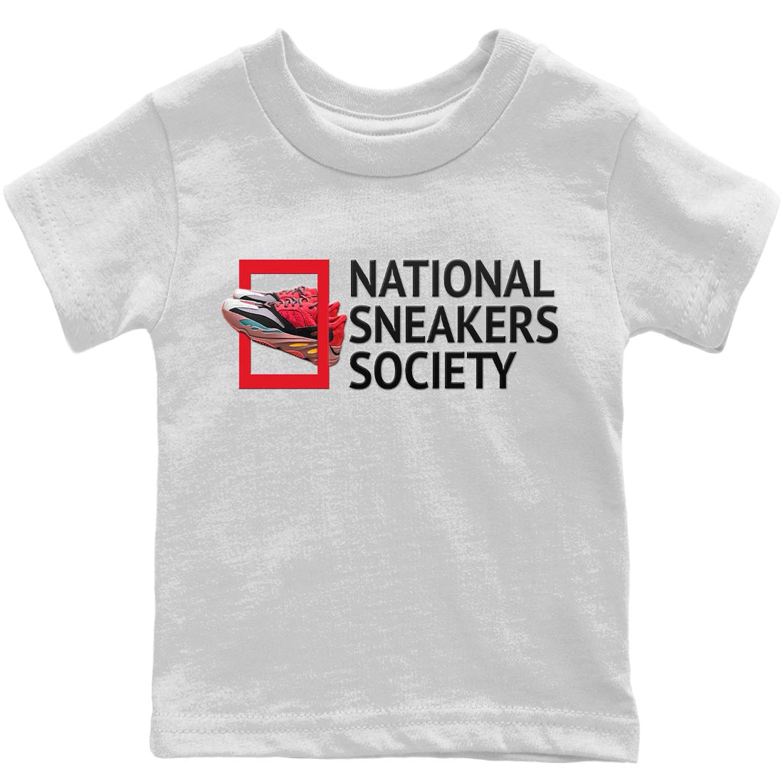 Yeezy 700 Hi-Res Red Shirt To Match Jordans National Sneakers Sneaker Tees Yeezy 700 Hi-Res Red Drip Gear Zone Sneaker Matching Clothing Kids Shirts