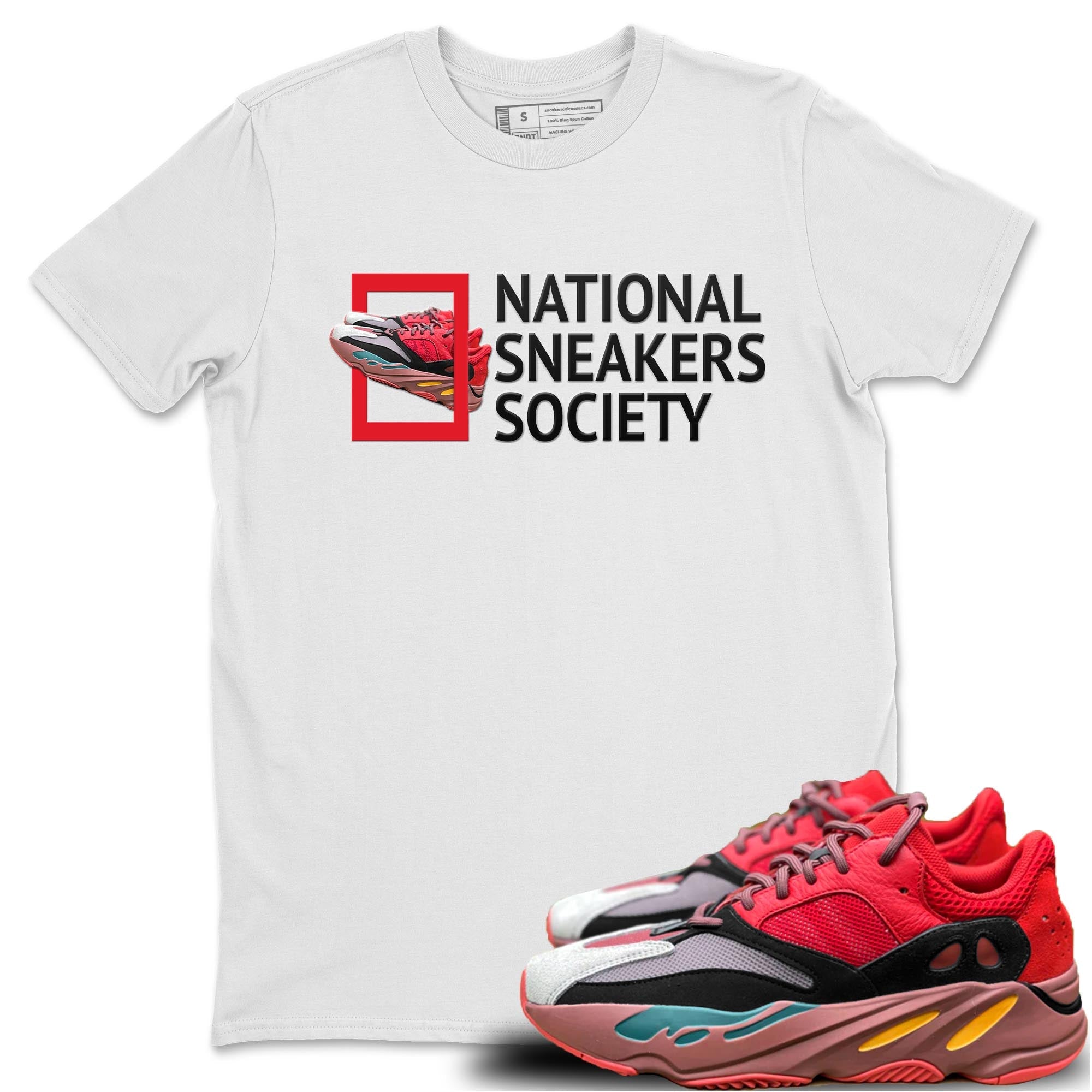 Yeezy 700 Hi-Res Red Shirt To Match Jordans National Sneakers Sneaker Tees Yeezy 700 Hi-Res Red Drip Gear Zone Sneaker Matching Clothing Unisex Shirts