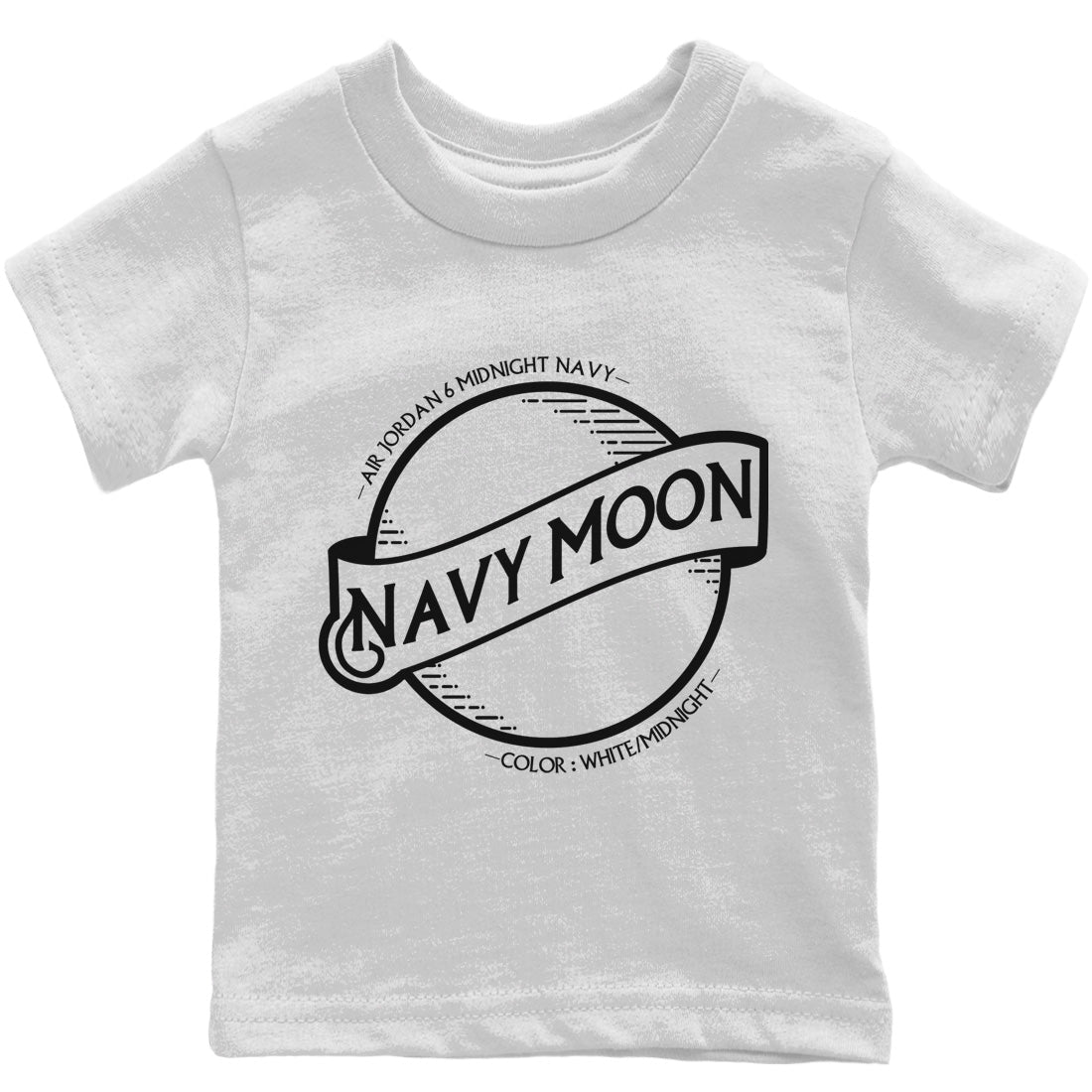 Jordan 6 Midnight Navy Sneaker Matching T-Shirt Navy Moon Sneaker Tees Jordan 6 Midnight Navy Sneaker Release Tees Kids Shirts