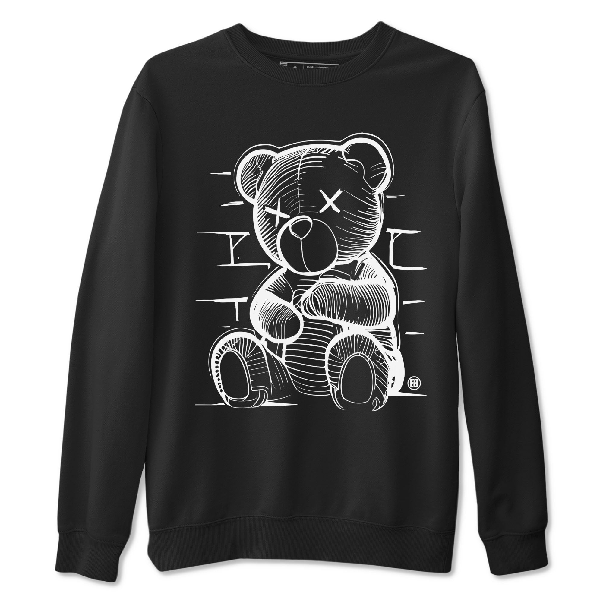 1s Black White shirt to match jordans streetwear brand Neon Bear sneaker tees Air Jordan 1 Black White Drip Gear Zone unisex cotton Black 2 crew neck shirt