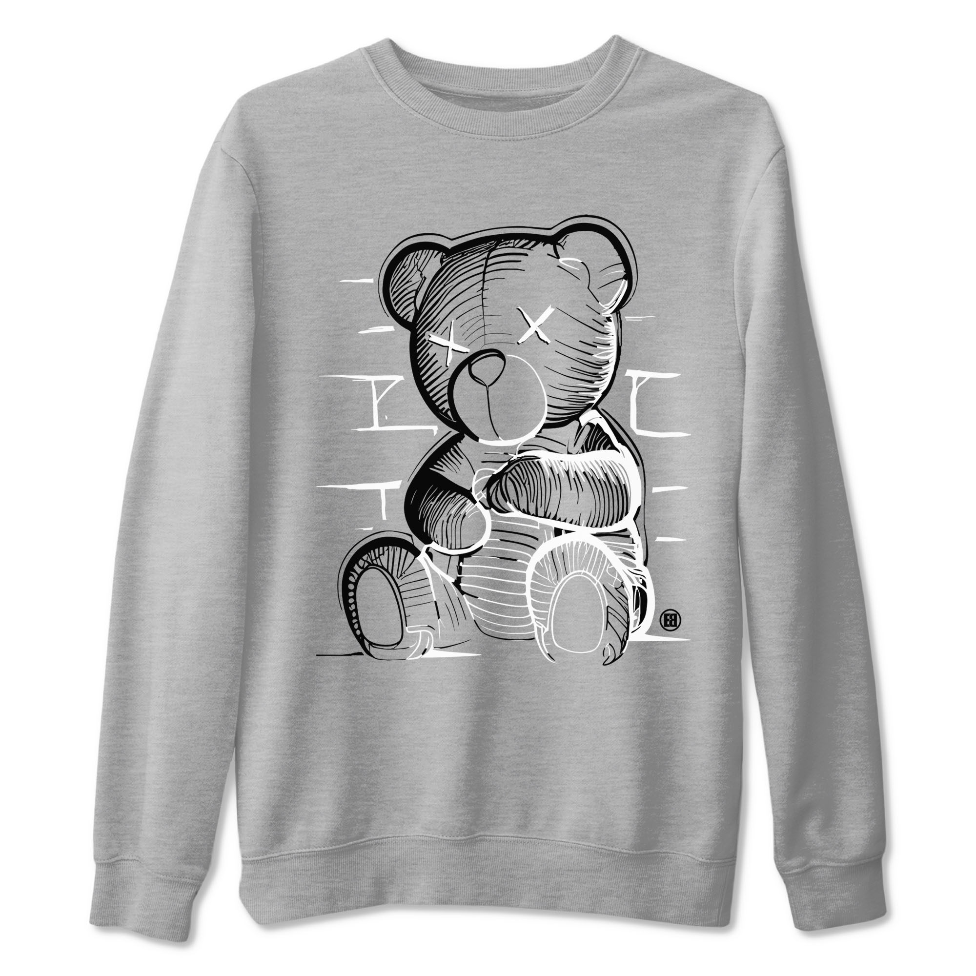 1s Black White shirt to match jordans streetwear brand Neon Bear sneaker tees Air Jordan 1 Black White Drip Gear Zone unisex cotton Heather Grey 2 crew neck shirt