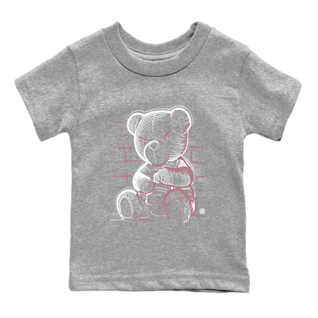 Air Jordan 1 Mauve shirt to match jordans Neon Bear crew neck streetwear t-shirt AJ1 High OG Mauve Drip Gear Zone Crew Neck Sneaker Matching TeeBaby Toddler Heather Grey 2 Sneaker Matching Tee