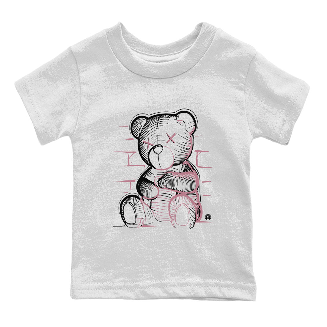 Air Jordan 1 Mauve shirt to match jordans Neon Bear crew neck streetwear t-shirt AJ1 High OG Mauve Drip Gear Zone Crew Neck Sneaker Matching TeeBaby Toddler White 2 Sneaker Matching Tee