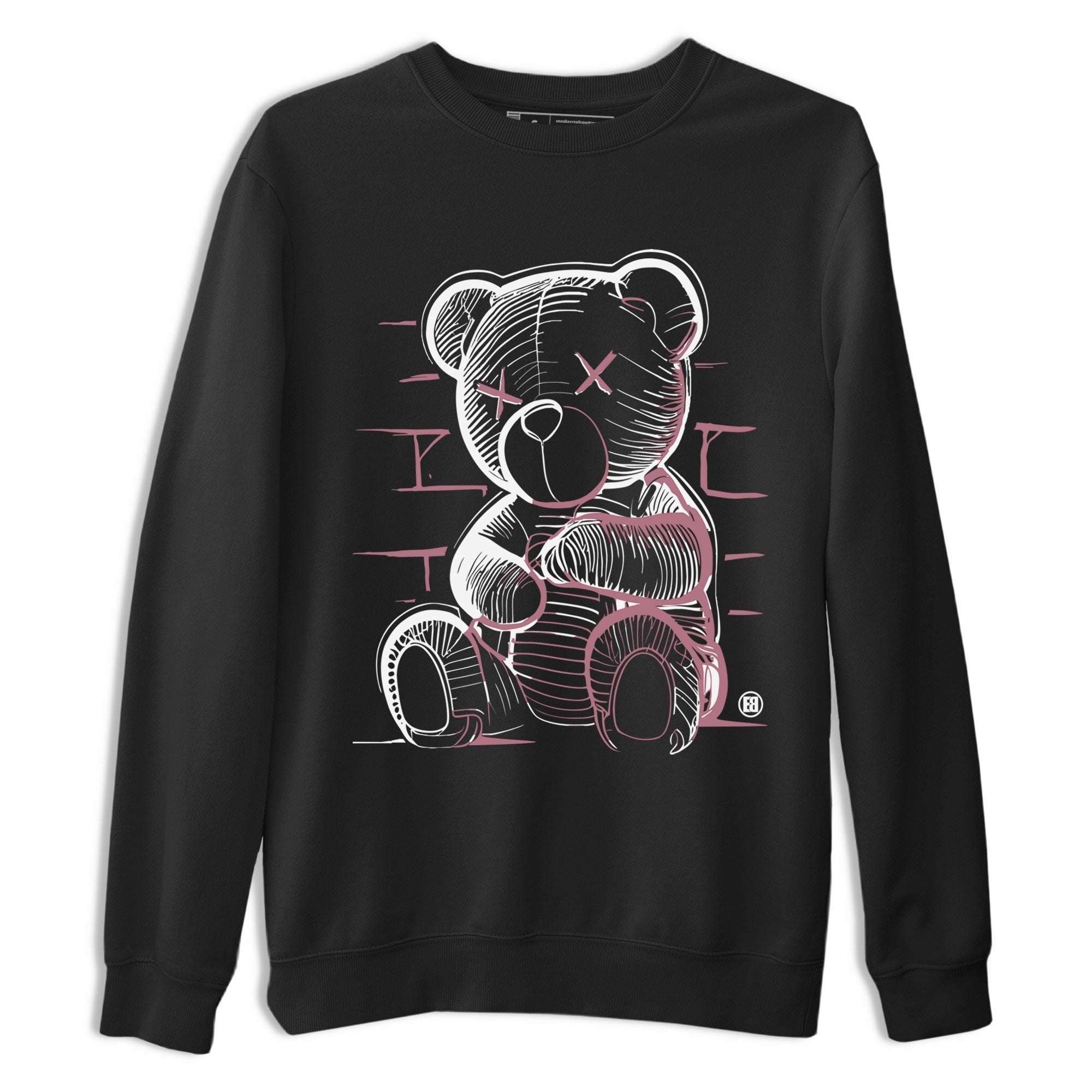 Air Jordan 1 Mauve shirt to match jordans Neon Bear crew neck streetwear t-shirt AJ1 High OG Mauve Drip Gear Zone Crew Neck Sneaker Matching TeeUnisex Black 2 Sneaker Matching Tee