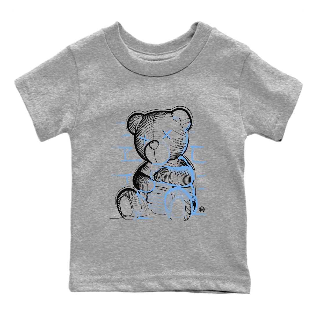 Air Jordan 1 Retro High OG UNC Toe Shirt to match Jordans Neon Bear Streetwear Sneaker Shirt Air Jordan 1 Retro UNC Toe Shirts Kids and Baby Tees Heather Grey 2