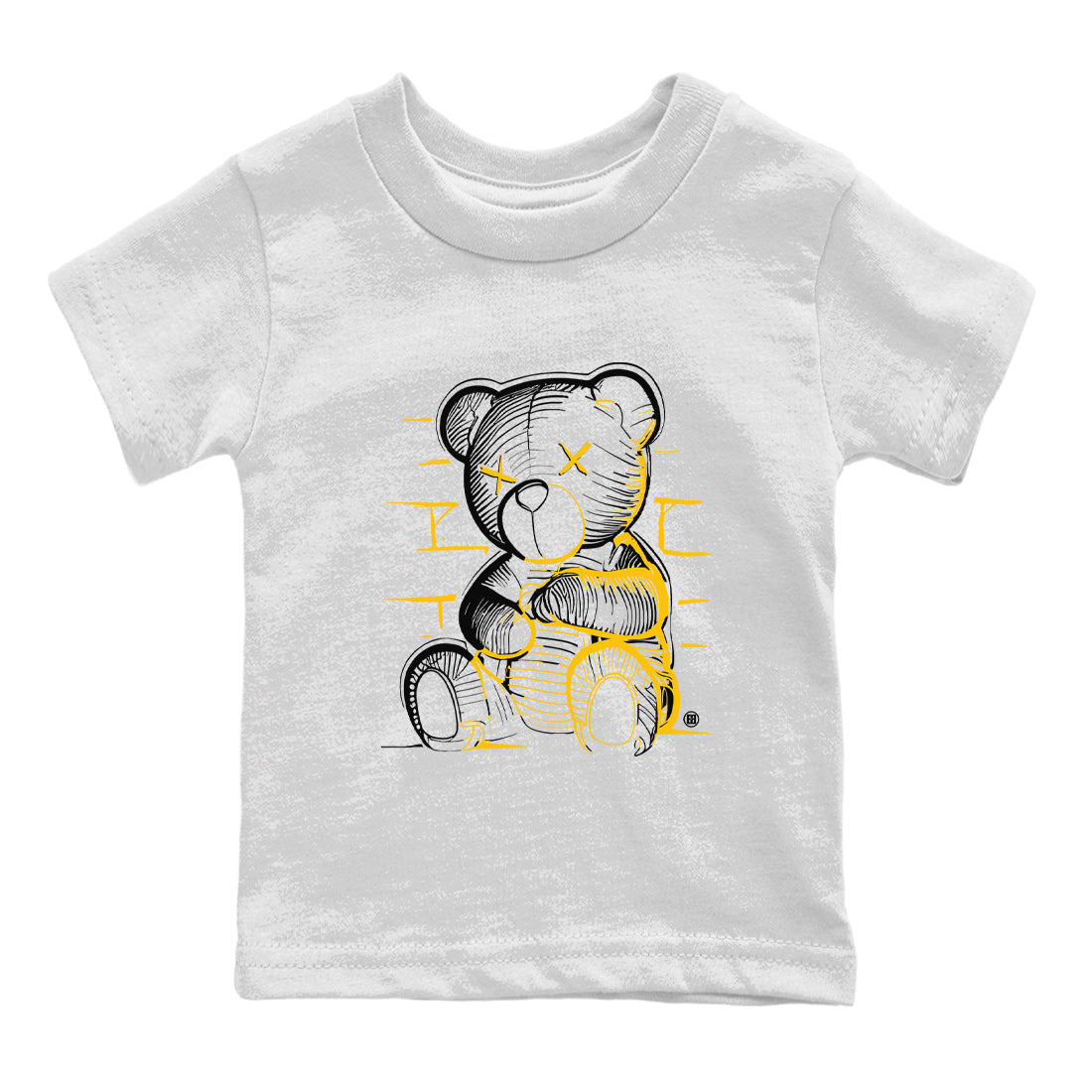 Air Jordan 11 Yellow Python Sneaker Match Tees Neon Bear Streetwear Sneaker Shirt Air Jordan 11 Snakeskin Shirts Kids Shirts White 2