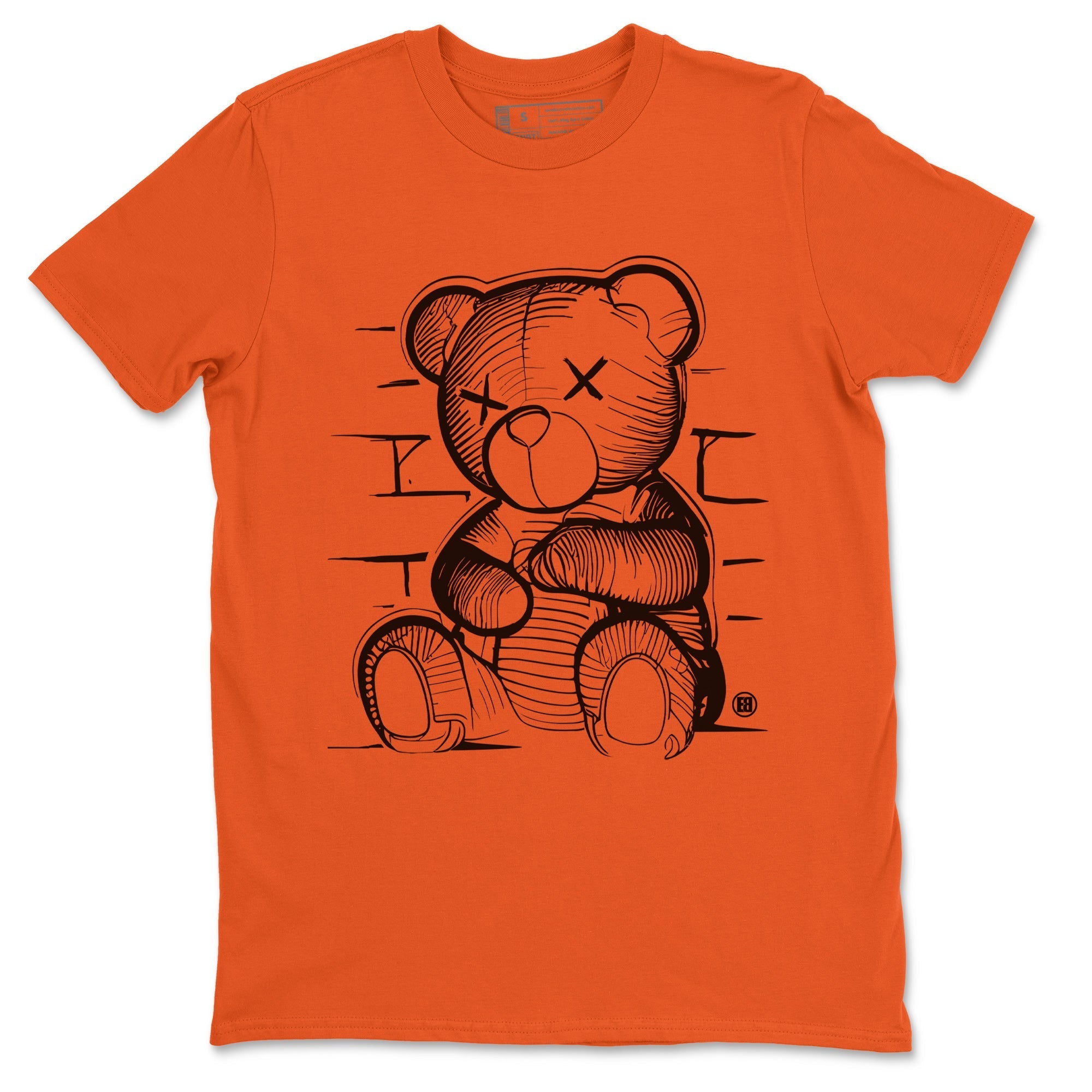 Air Jordan 12 Brilliant Orange Sneaker Match Tees Neon Bear Streetwear Sneaker Shirt Air Jordan 12 WMNS Brilliant Orange Tees Unisex Shirts Orange 2