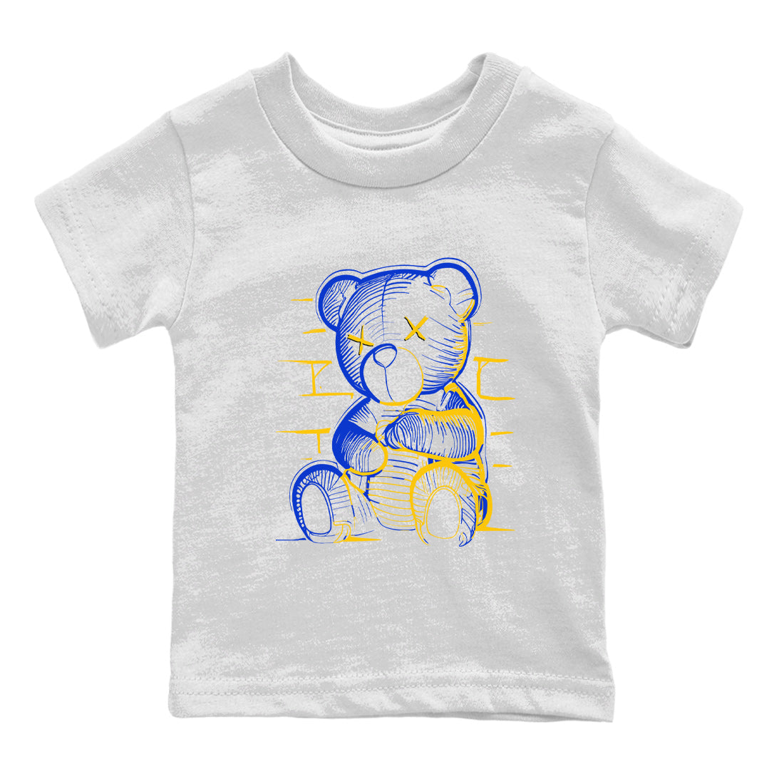 Air Jordan 14 Laney Sneaker Match Tees Neon Bear Sneaker Tees Jordan 14 Laney Sneaker Release Tees Kids Shirts White 2