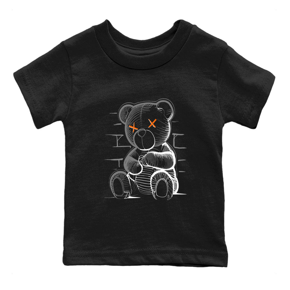 Air Jordan 3 Fear shirt to match jordans Neon Bear sneaker tees Air Jordan 3 Fear Drip Gear Zone Baby Toddler Black 2 T-Shirt