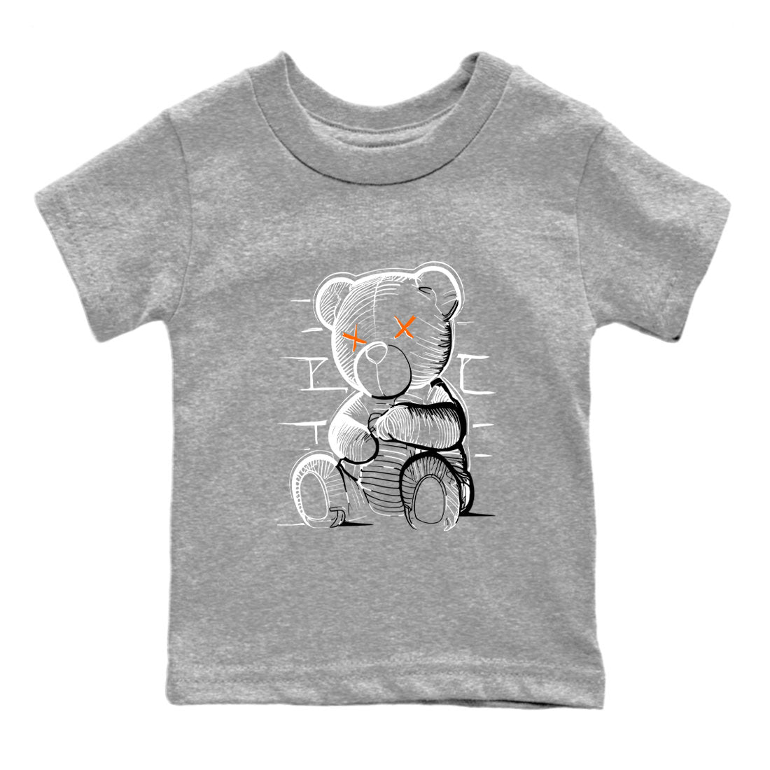 Air Jordan 3 Fear shirt to match jordans Neon Bear sneaker tees Air Jordan 3 Fear Drip Gear Zone Baby Toddler Heather Grey 2 T-Shirt