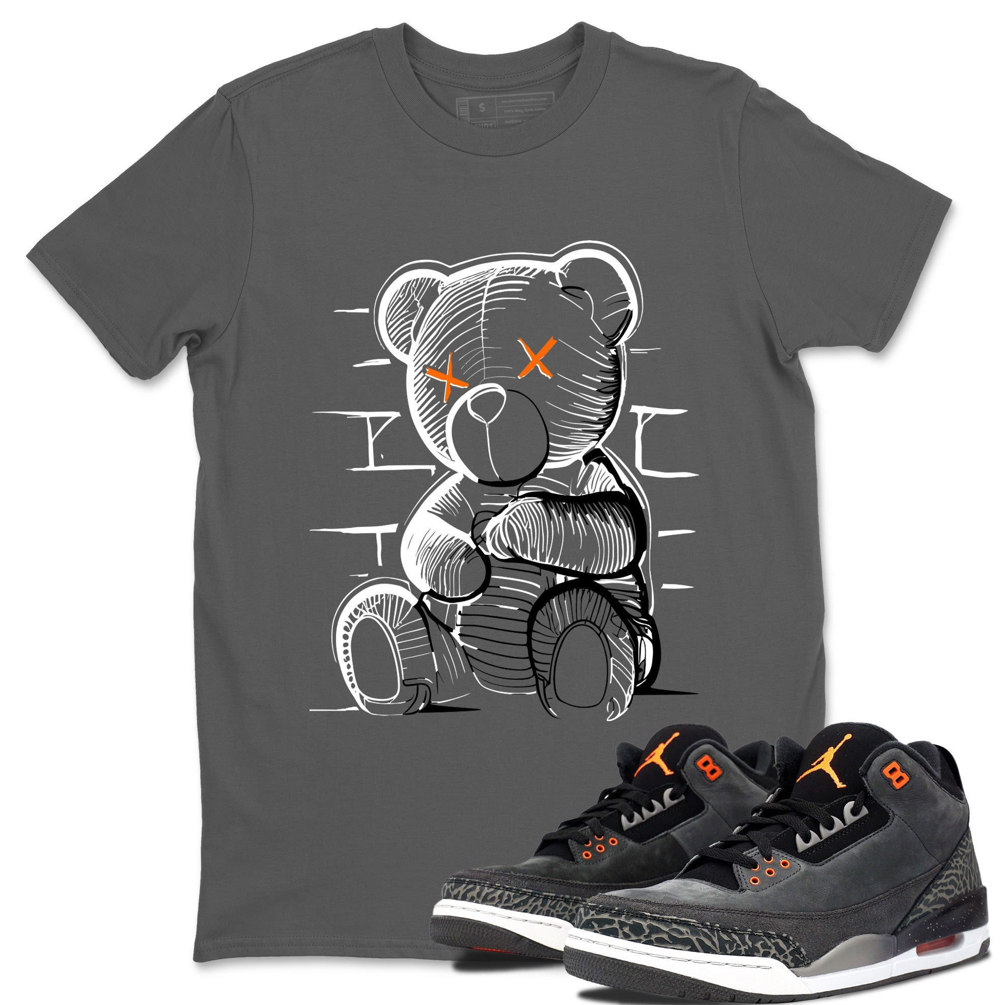 Air Jordan 3 Fear shirt to match jordans Neon Bear sneaker tees Air Jordan 3 Fear Drip Gear Zone Unisex Cool Grey 1 T-Shirt
