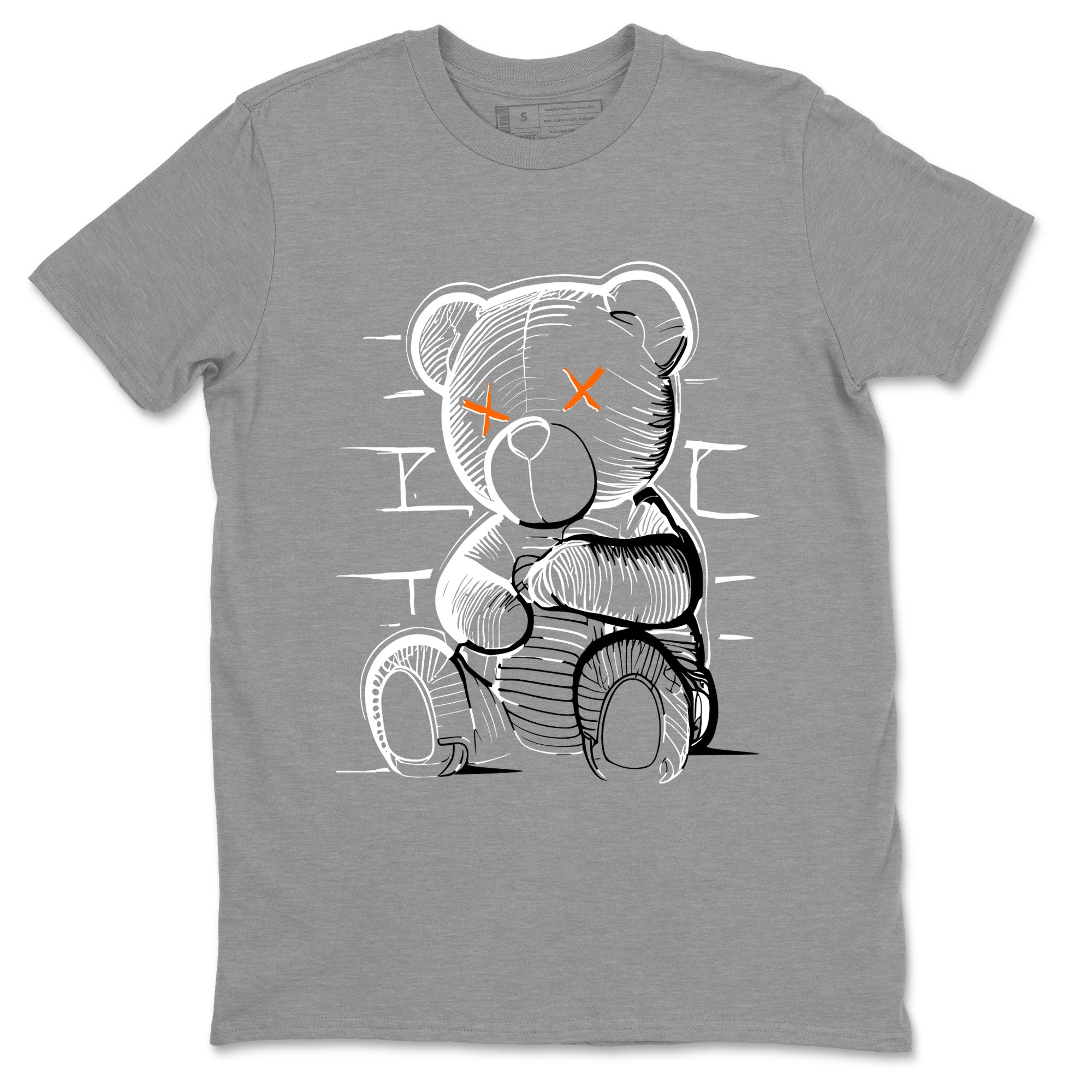 Air Jordan 3 Fear shirt to match jordans Neon Bear sneaker tees Air Jordan 3 Fear Drip Gear Zone Unisex Heather Grey 2 T-Shirt