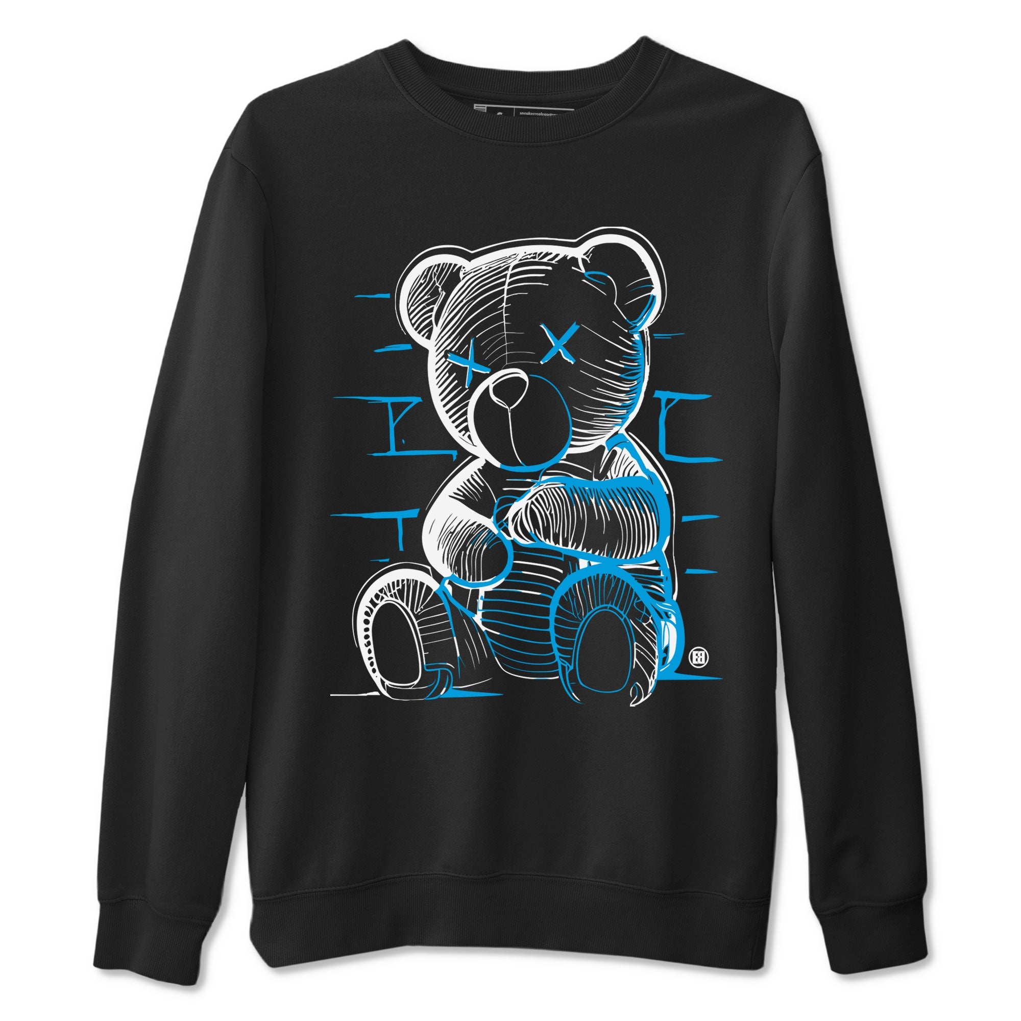 AJ9 Powder Blue shirt to match jordans Neon Bear sneaker tees Air Jordan 9 Powder Blue Drip Gear Zone unisex cotton Black 2 crew neck shirt
