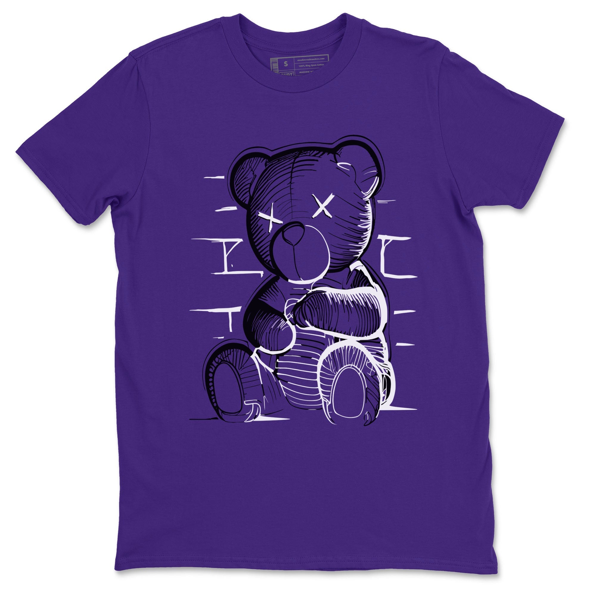 Nike SB Dunk Low Court Purple Shirt To Match Jordans Neon Bear Streetwear Fashion Dunk Low Court Purple Drip Gear Zone unisex crew neck t-shirt Purple 2 crew neck shirt