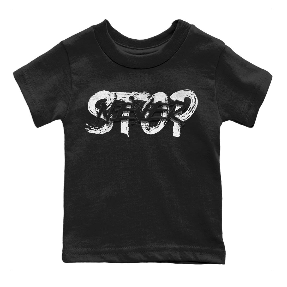 Jordan 1 Homage Sneaker Matching T-Shirt Never Stop Sneaker Tees Jordan 1 Homage Sneaker Release Tees Kids Shirts
