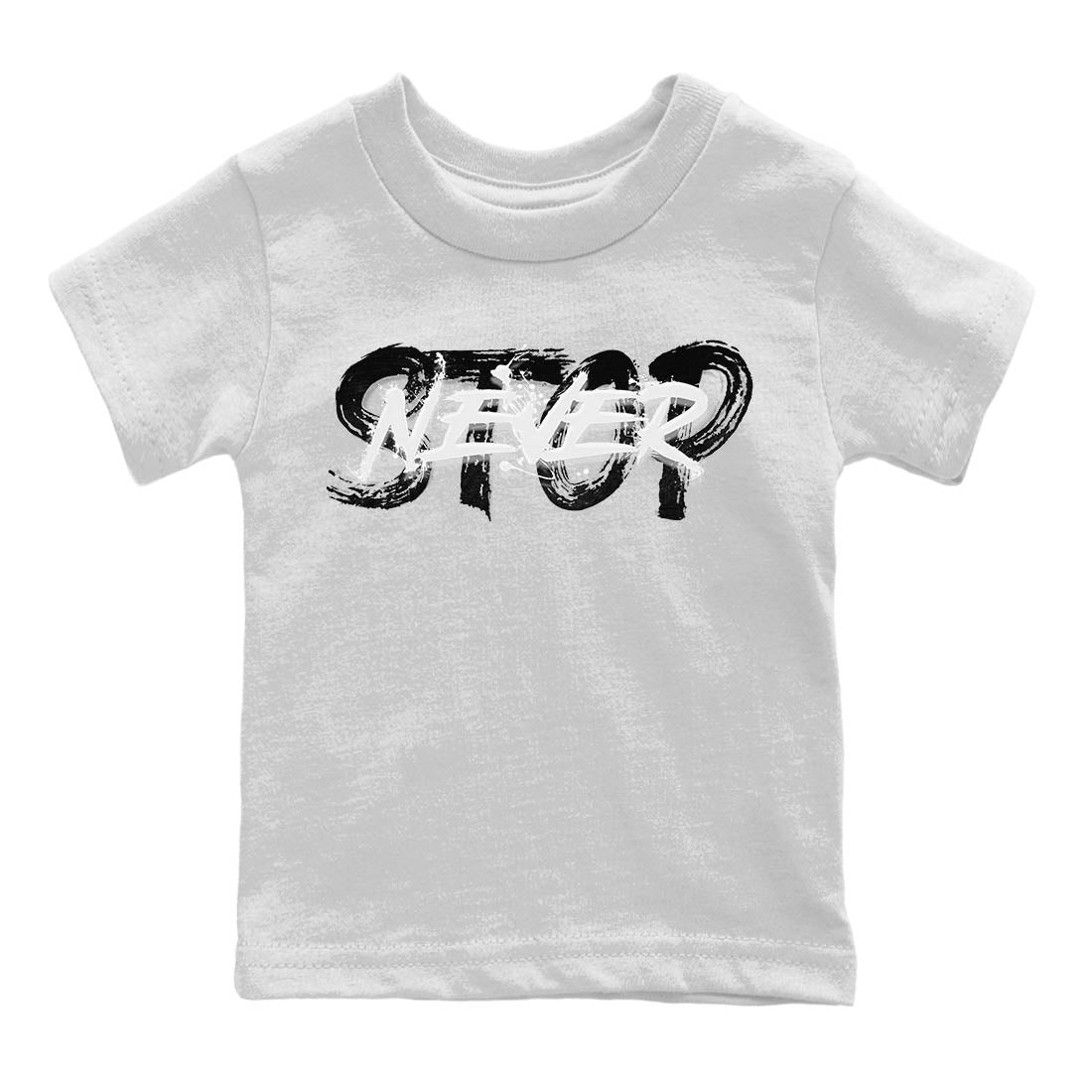 Jordan 1 Homage Sneaker Matching T-Shirt Never Stop Sneaker Tees Jordan 1 Homage Sneaker Release Tees Kids Shirts