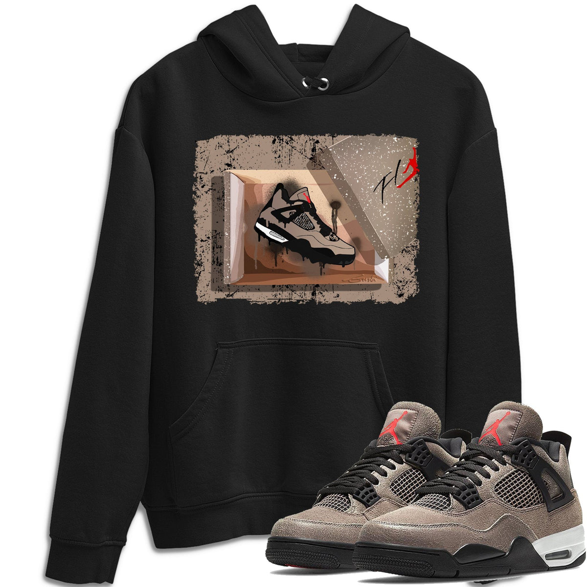 Jordan 4 Taupe Haze Shirt To Match Jordans New Kicks Sneaker Tees Jordan 4 Taupe Haze Drip Gear Zone Sneaker Matching Clothing Unisex Shirts