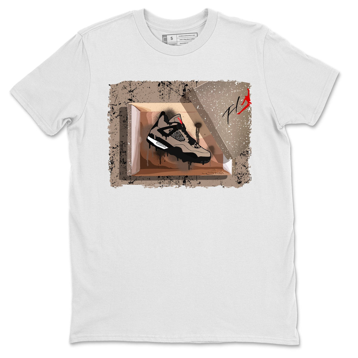 Jordan 4 Taupe Haze Shirt To Match Jordans New Kicks Sneaker Tees Jordan 4 Taupe Haze Drip Gear Zone Sneaker Matching Clothing Unisex Shirts