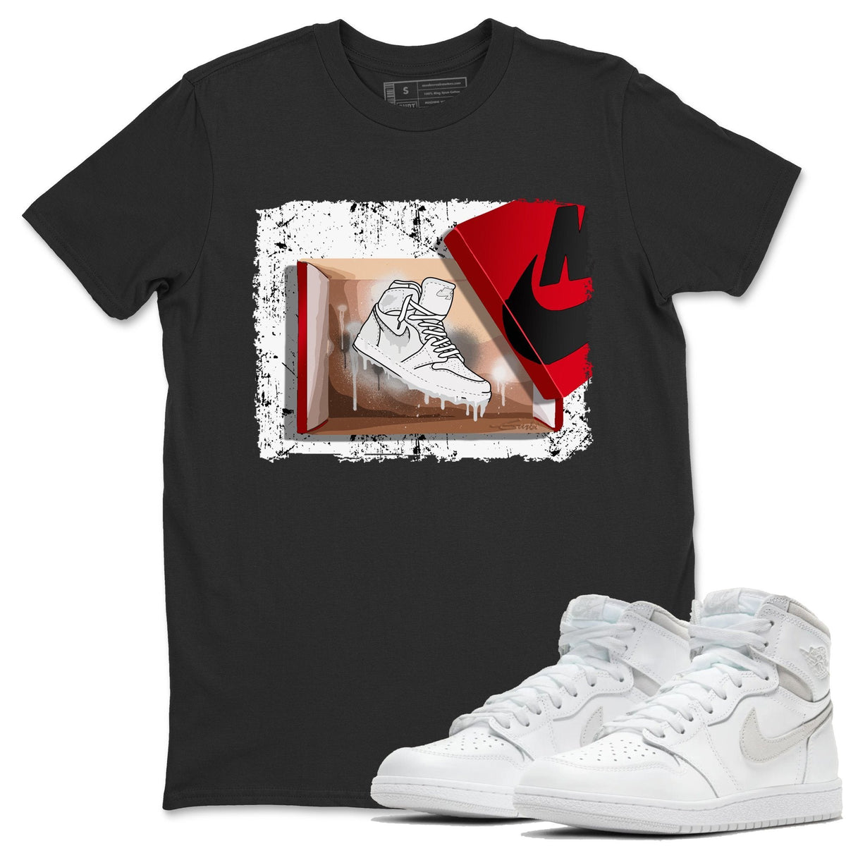 Jordan 1 Neutral Grey Shirt To Match Jordans New Kicks Sneaker Tees Jordan 1 Neutral Grey Drip Gear Zone Sneaker Matching Clothing Unisex Shirts
