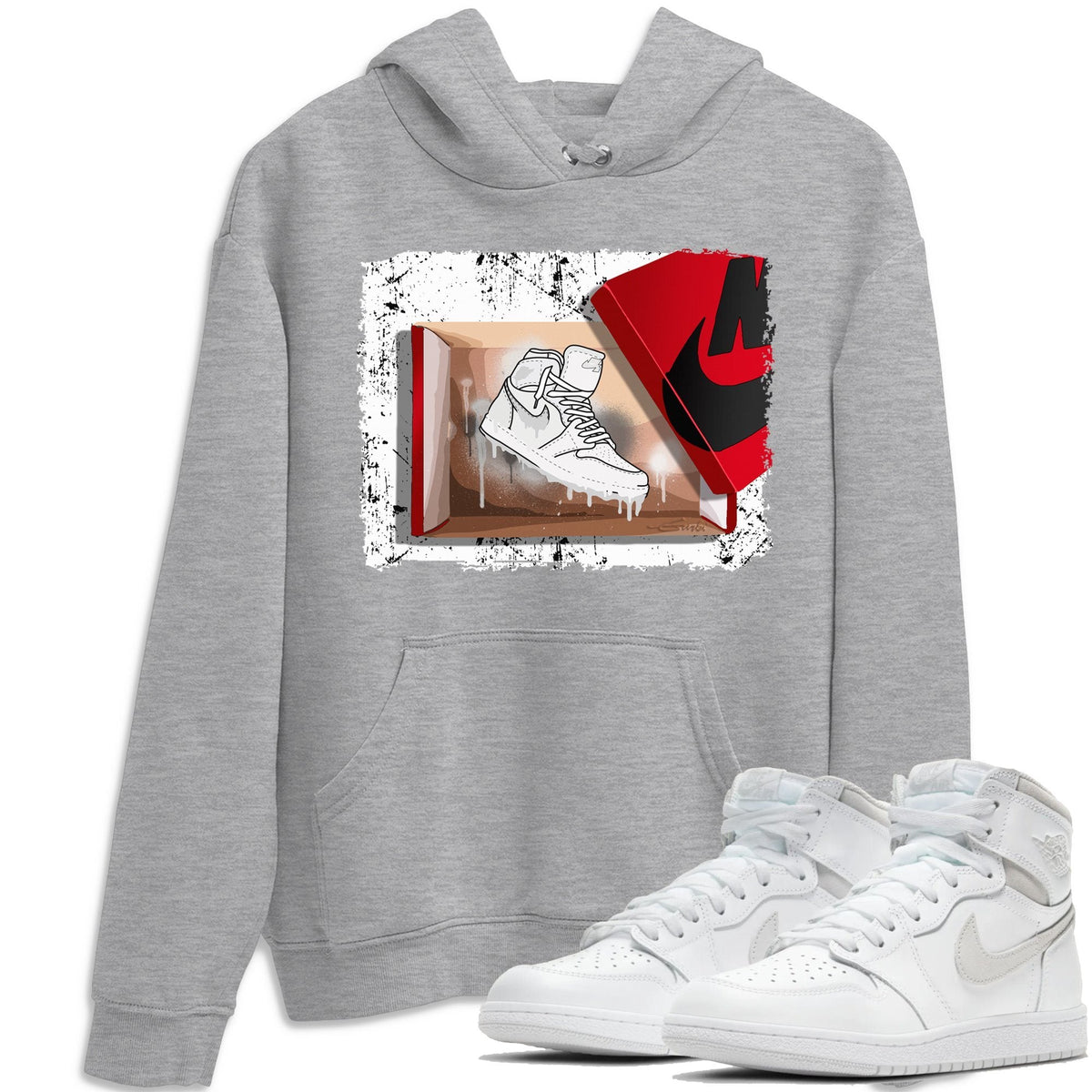 Jordan 1 Neutral Grey Shirt To Match Jordans New Kicks Sneaker Tees Jordan 1 Neutral Grey Drip Gear Zone Sneaker Matching Clothing Unisex Shirts