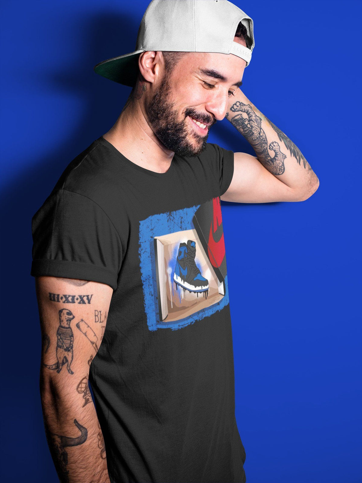 Jordan 1 Royal Black Shirt To Match Jordans New Kicks Sneaker Tees Jordan 1 Royal Black Drip Gear Zone Sneaker Matching Clothing Unisex Shirts