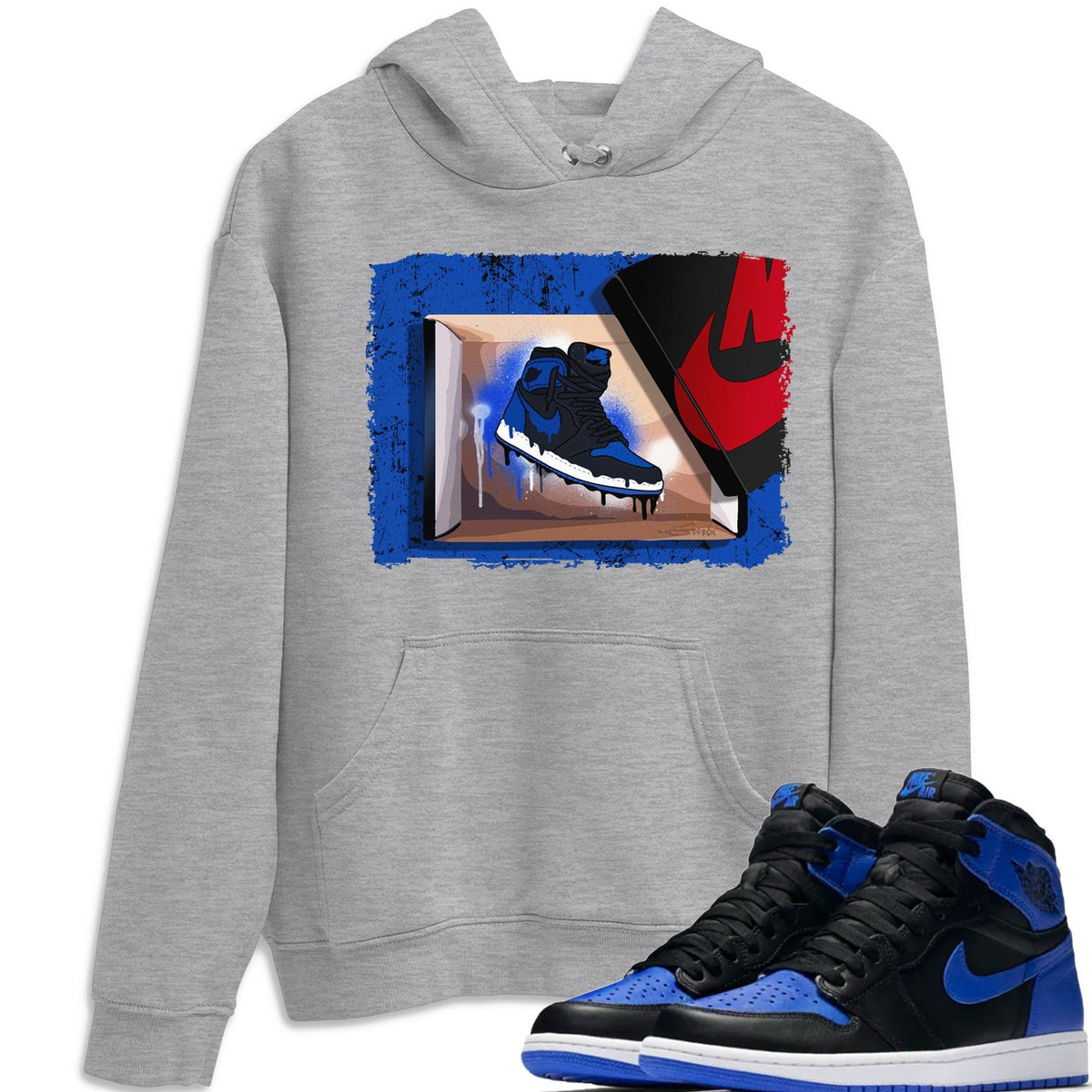 Jordan 1 Royal Black Shirt To Match Jordans New Kicks Sneaker Tees Jordan 1 Royal Black Drip Gear Zone Sneaker Matching Clothing Unisex Shirts