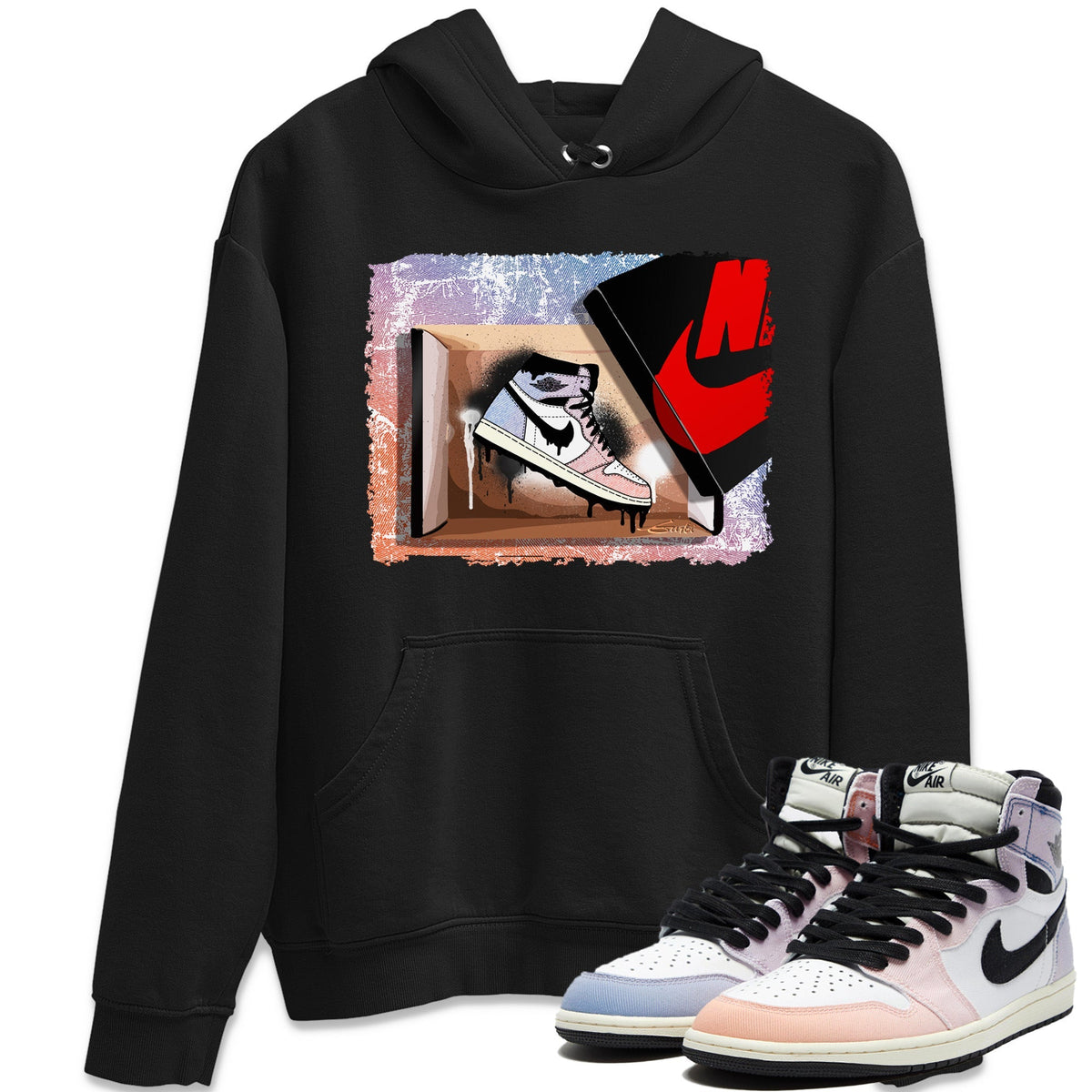 Air Jordan 1 Skyline Shirt To Match Jordans New Kicks Sneaker Tees Air Jordan 1 High OG Skyline Drip Gear Zone Sneaker Matching Clothing Unisex Shirts Black 1