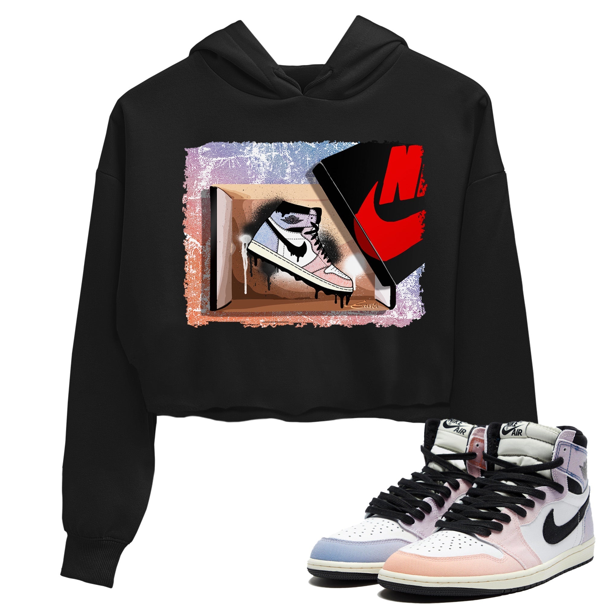 Air Jordan 1 Skyline Shirt To Match Jordans New Kicks Sneaker Tees Air Jordan 1 High OG Skyline Drip Gear Zone Sneaker Matching Clothing Women's Shirts Black 1