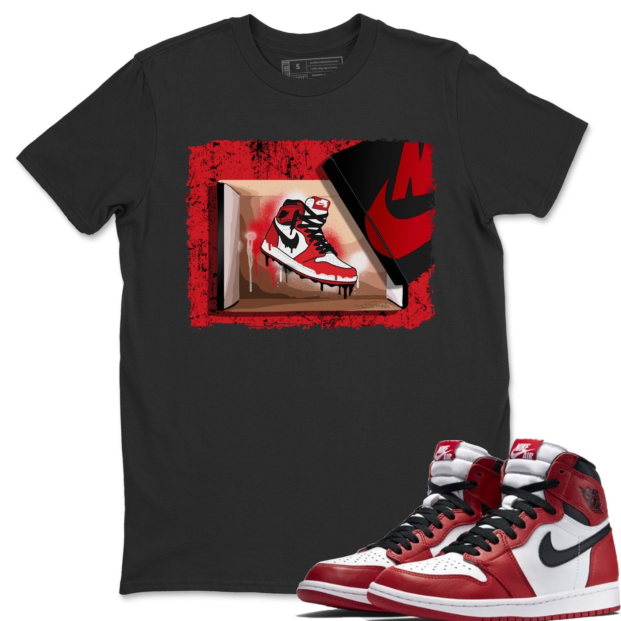 Jordan 1 Varsity Red Shirt To Match Jordans New Kicks Sneaker Tees Jordan 1 Varsity Red Drip Gear Zone Sneaker Matching Clothing Unisex Shirts