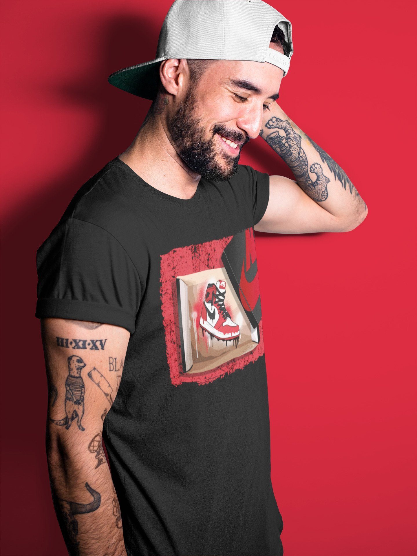 Jordan 1 Varsity Red Shirt To Match Jordans New Kicks Sneaker Tees Jordan 1 Varsity Red Drip Gear Zone Sneaker Matching Clothing Unisex Shirts