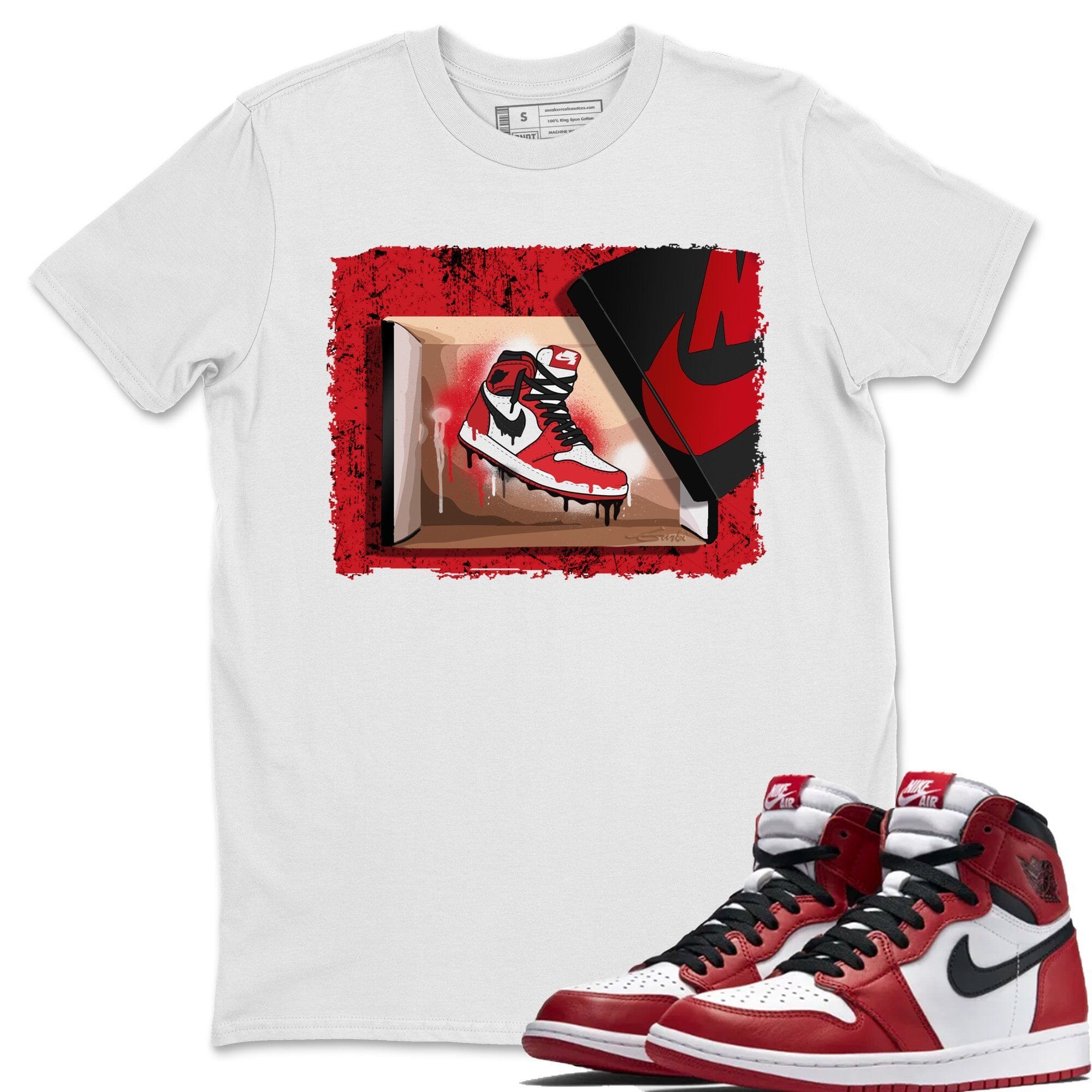 Jordan 1 Varsity Red Shirt To Match Jordans New Kicks Sneaker Tees Jordan 1 Varsity Red Drip Gear Zone Sneaker Matching Clothing Unisex Shirts