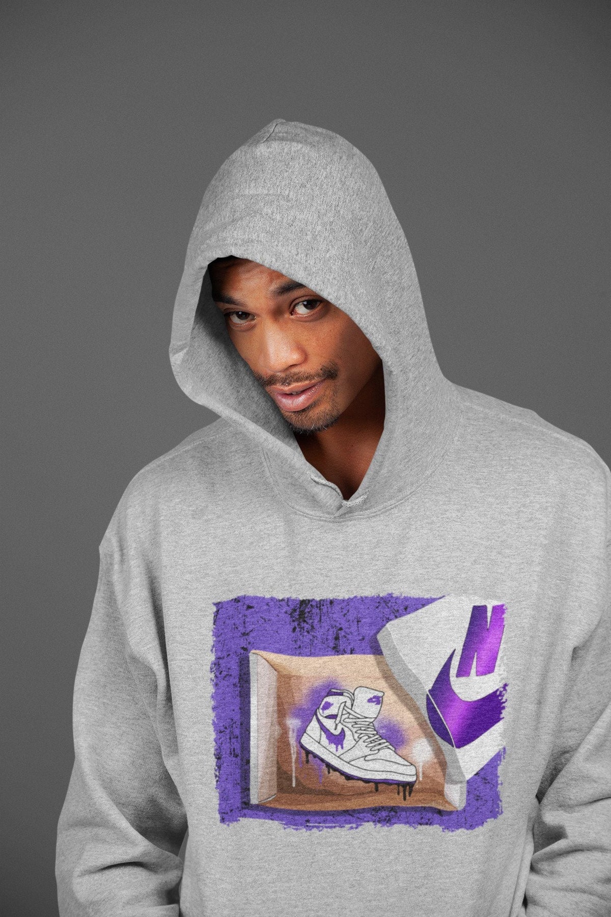 Jordan 1 WMNS Court Purple Shirt To Match Jordans New Kicks Sneaker Tees Jordan 1 WMNS Court Purple Drip Gear Zone Sneaker Matching Clothing Unisex Shirts
