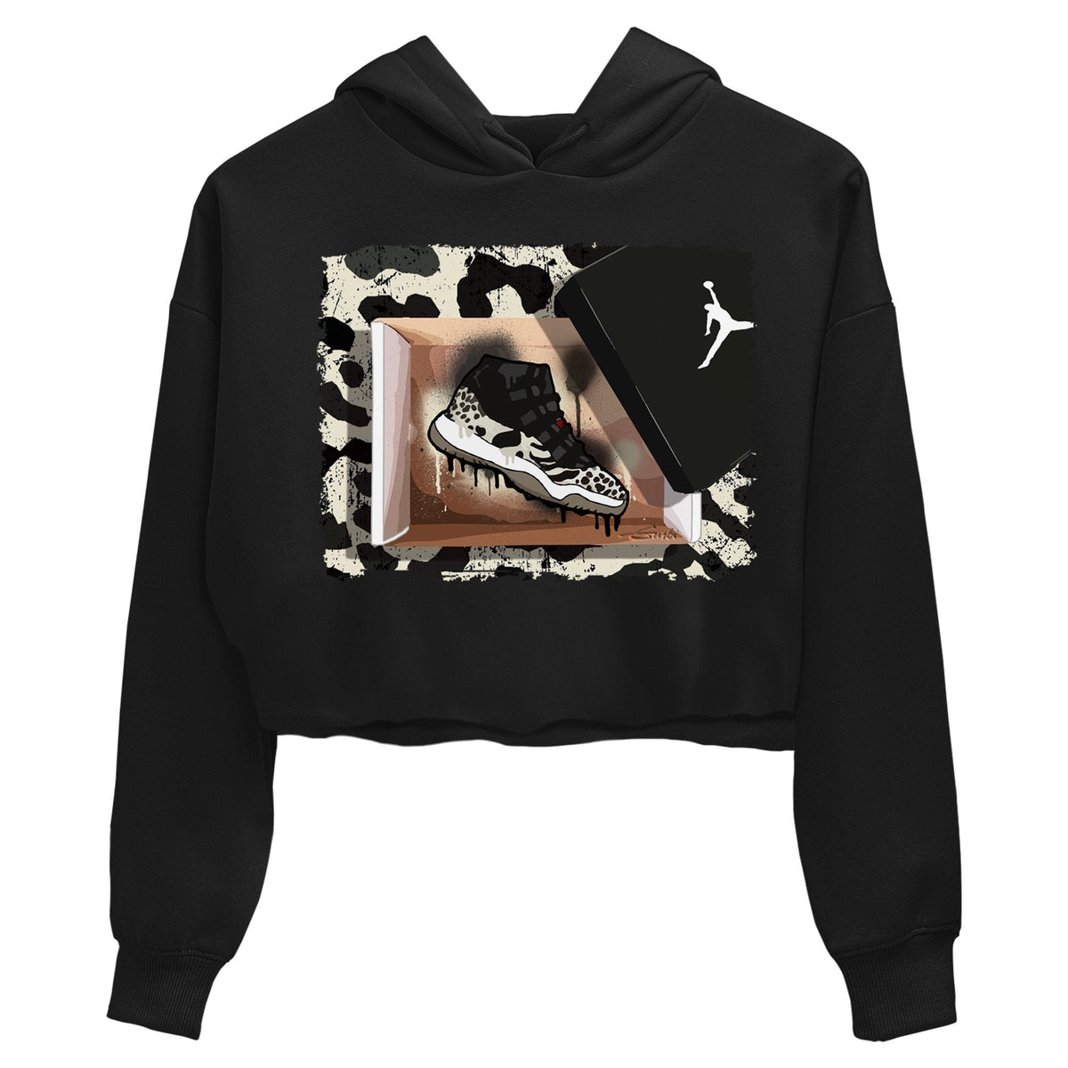 Jordan 11 Animal Instinct Sneaker Matching T-Shirt New Kicks Sneaker Tees Jordan 11 Animal Instinct Sneaker Release Tees Women's Shirts