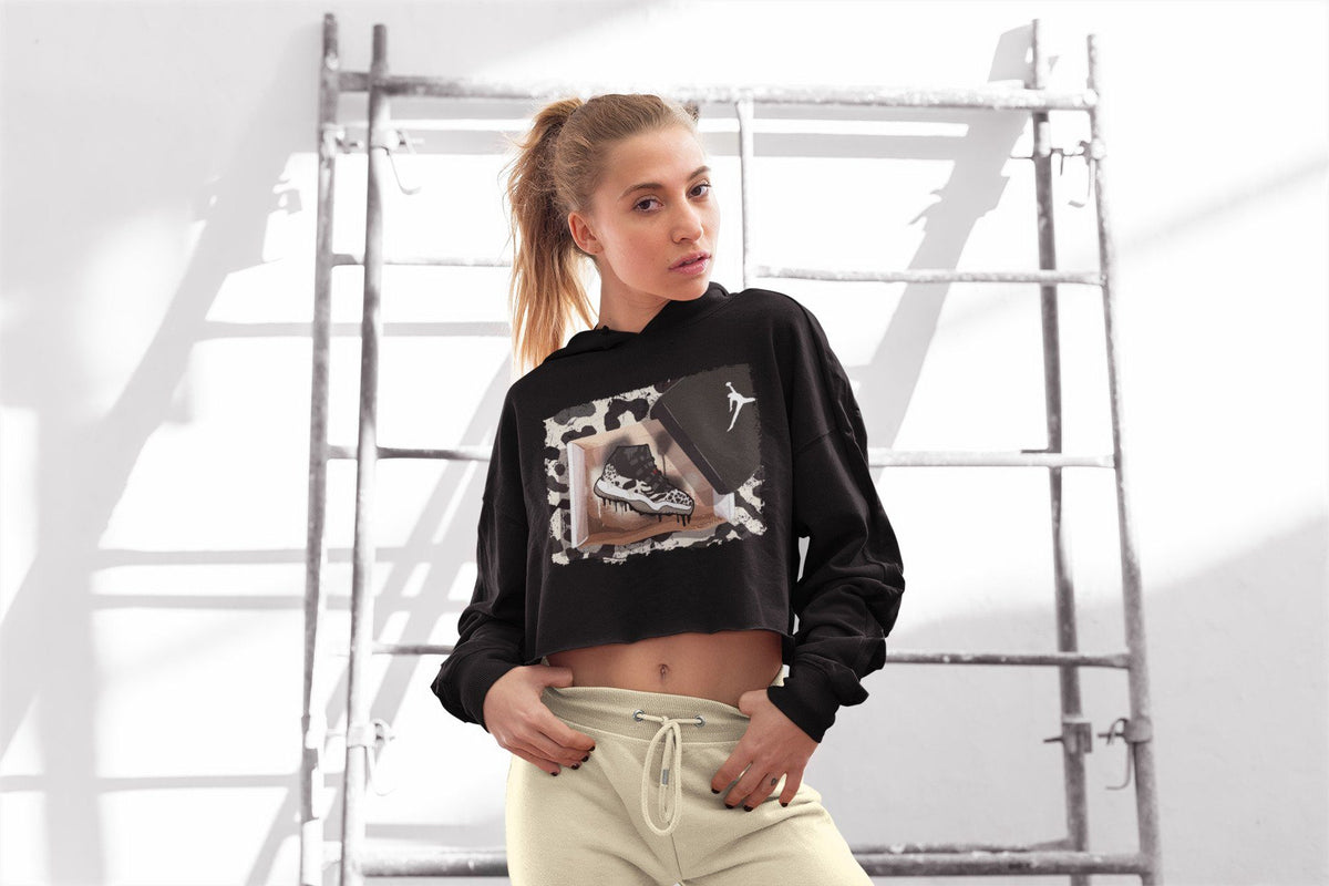 Jordan 11 Animal Instinct Sneaker Matching T-Shirt New Kicks Sneaker Tees Jordan 11 Animal Instinct Sneaker Release Tees Women's Shirts