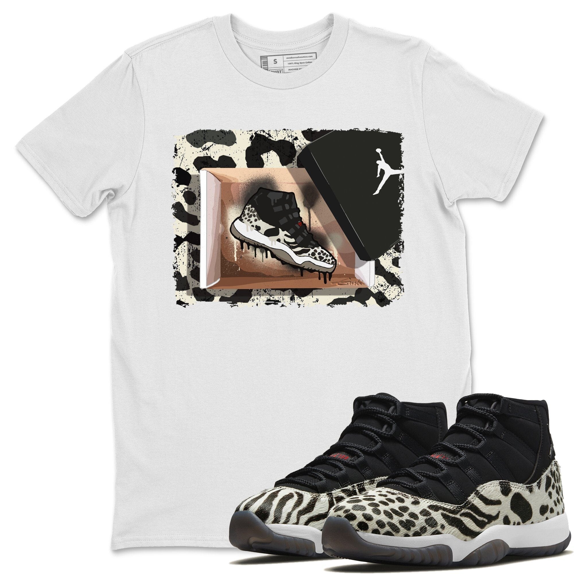 Jordan 11 Animal Instinct Shirt To Match Jordans New Kicks Sneaker Tees Jordan 11 Animal Instinct Drip Gear Zone Sneaker Matching Clothing Unisex Shirts