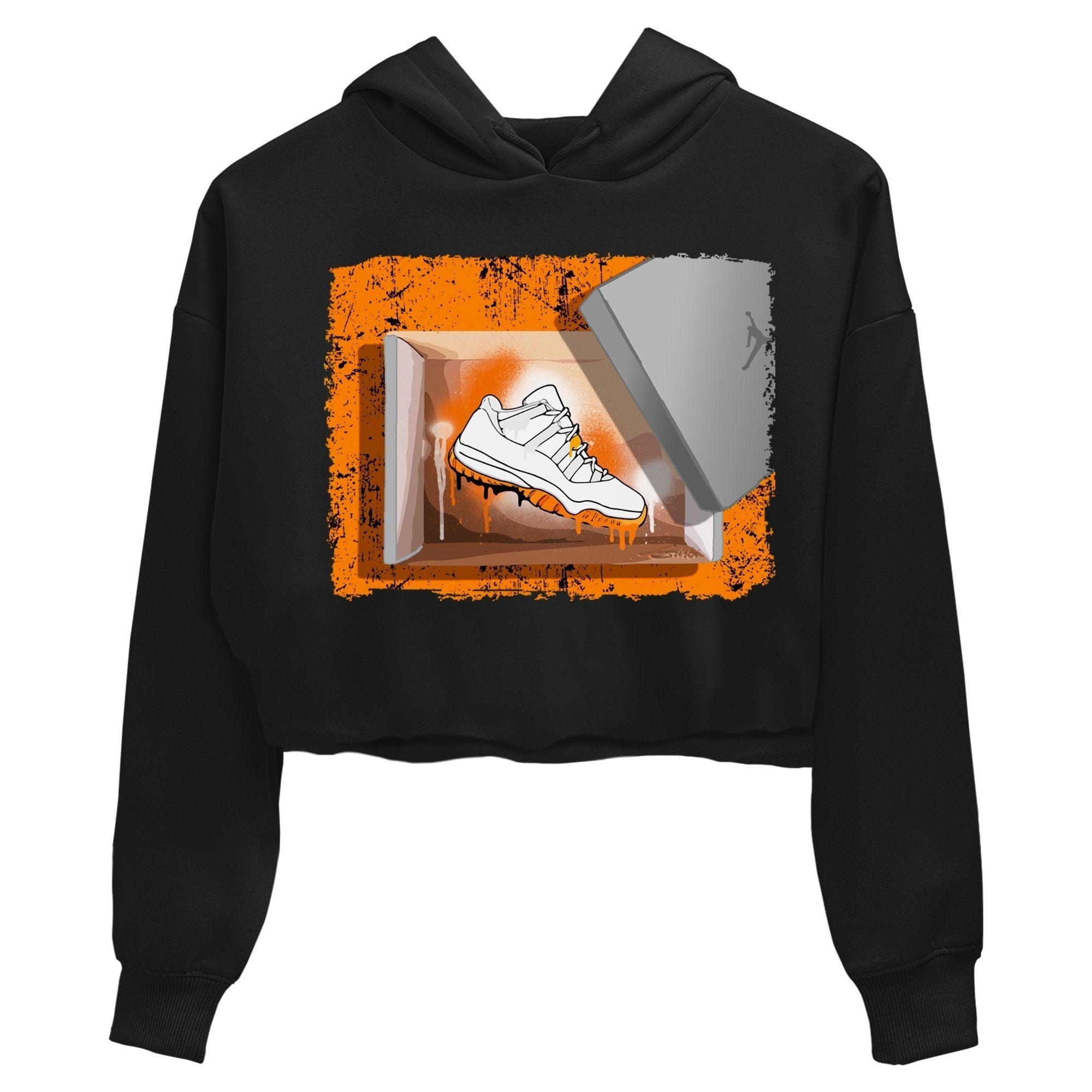 Jordan 11 Citrus Sneaker Matching T-Shirt New Kicks Sneaker Tees Jordan 11 Citrus Sneaker Release Tees Women's Shirts