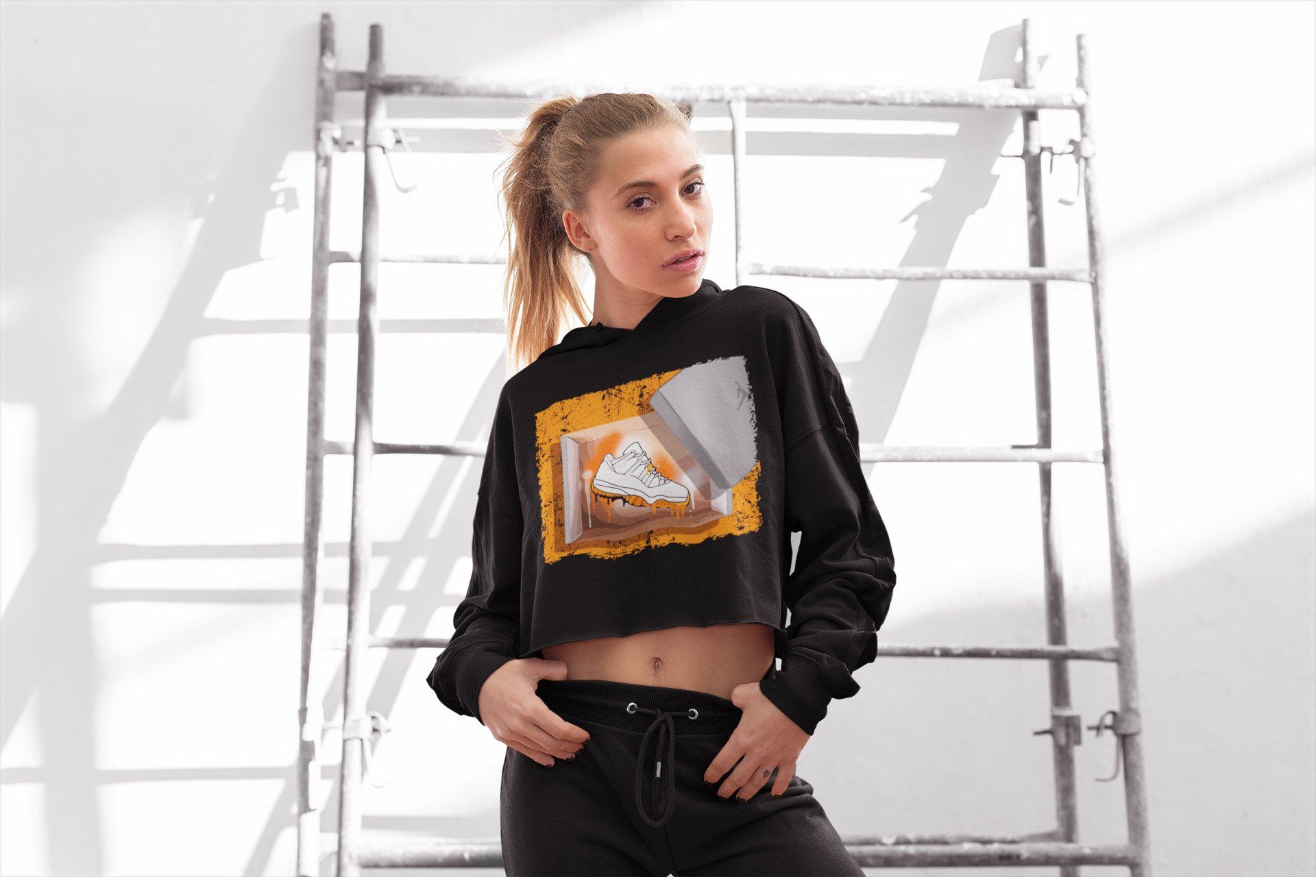 Jordan 11 Citrus Sneaker Matching T-Shirt New Kicks Sneaker Tees Jordan 11 Citrus Sneaker Release Tees Women's Shirts