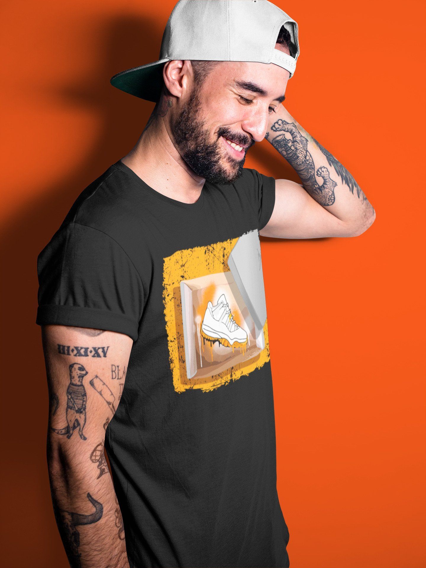 Jordan 11 Citrus Shirt To Match Jordans New Kicks Sneaker Tees Jordan 11 Citrus Drip Gear Zone Sneaker Matching Clothing Unisex Shirts